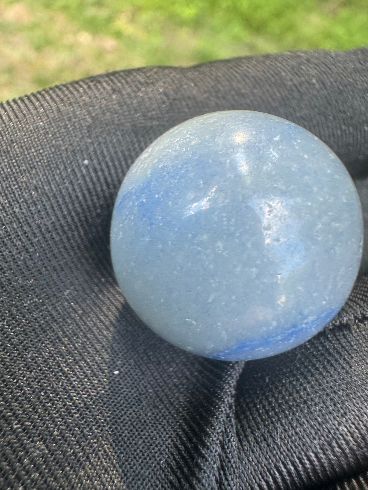 Blue Agate Sphere - 40g