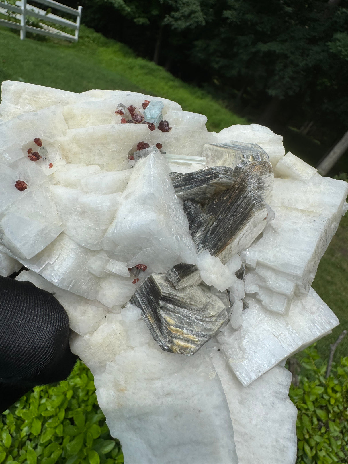 Aquamarine & Feldspar Specimen - 1673g
