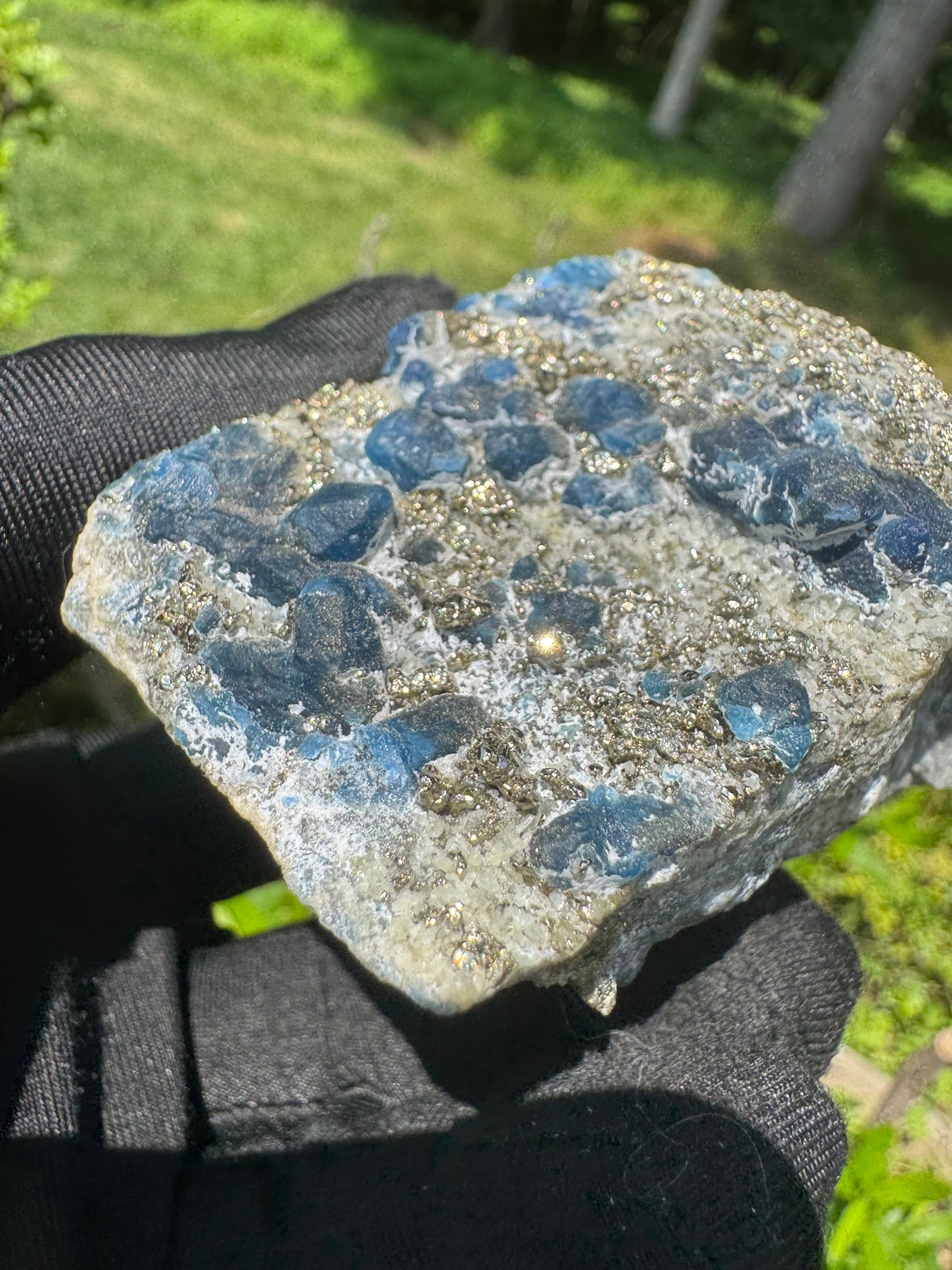 Afghanite nd Pyrite Specimen - 333g