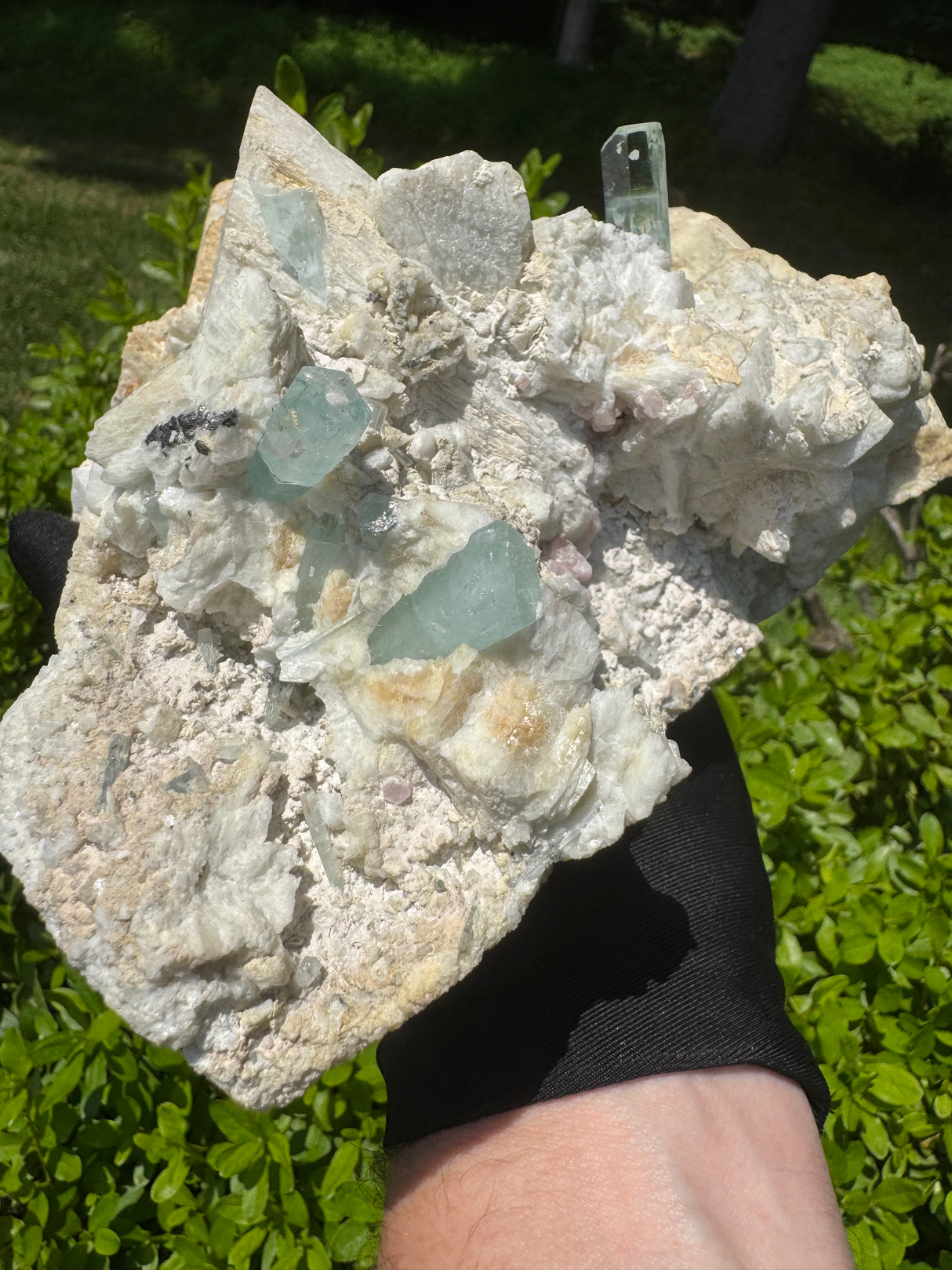 Aquarmarine Specimen - 7.60lb