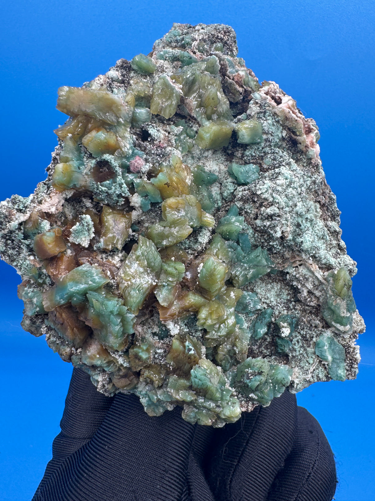 Heulandite with Stilbite Specimen - 199g