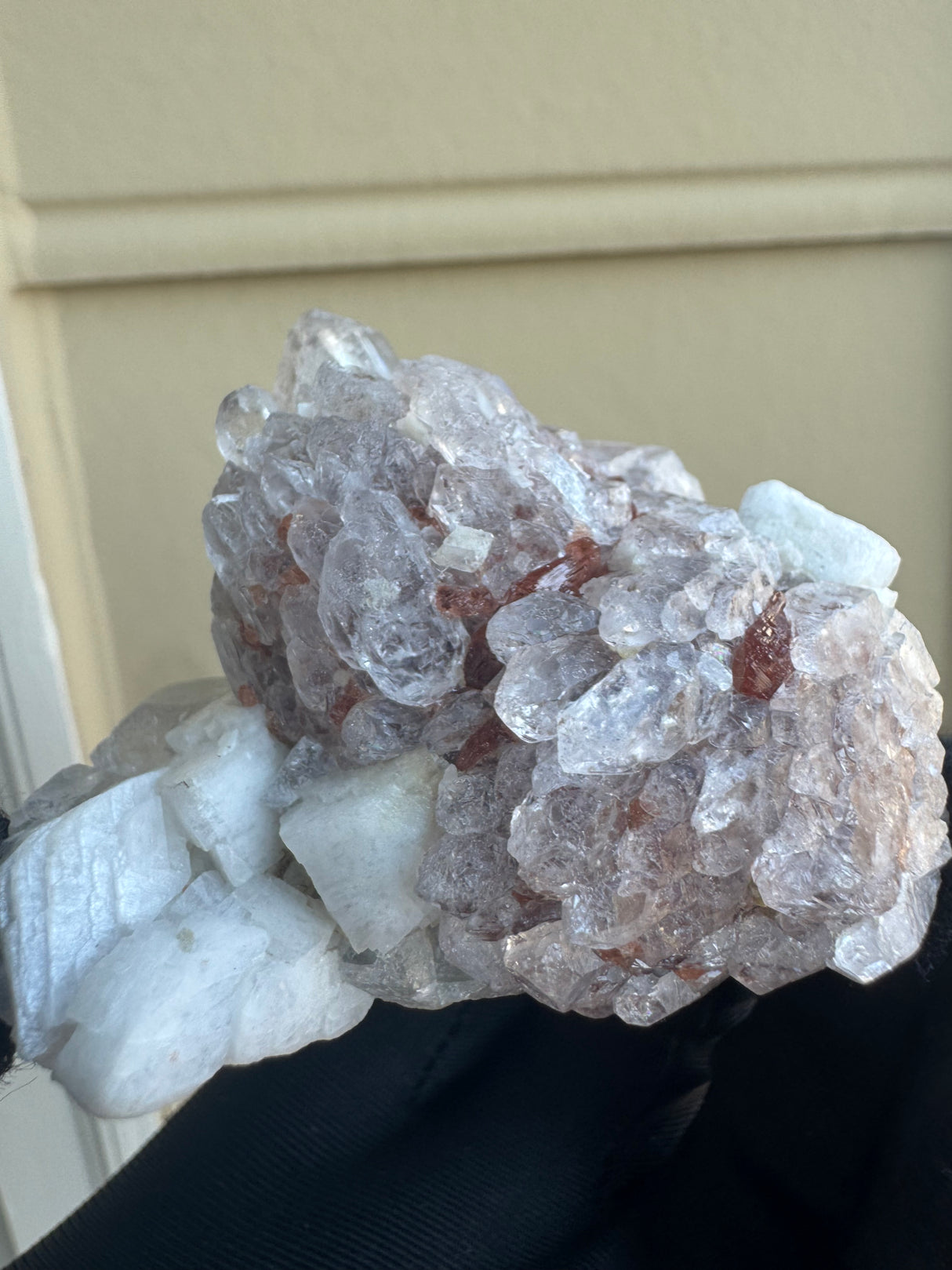 Garnet and Quartz Specimen - 116g