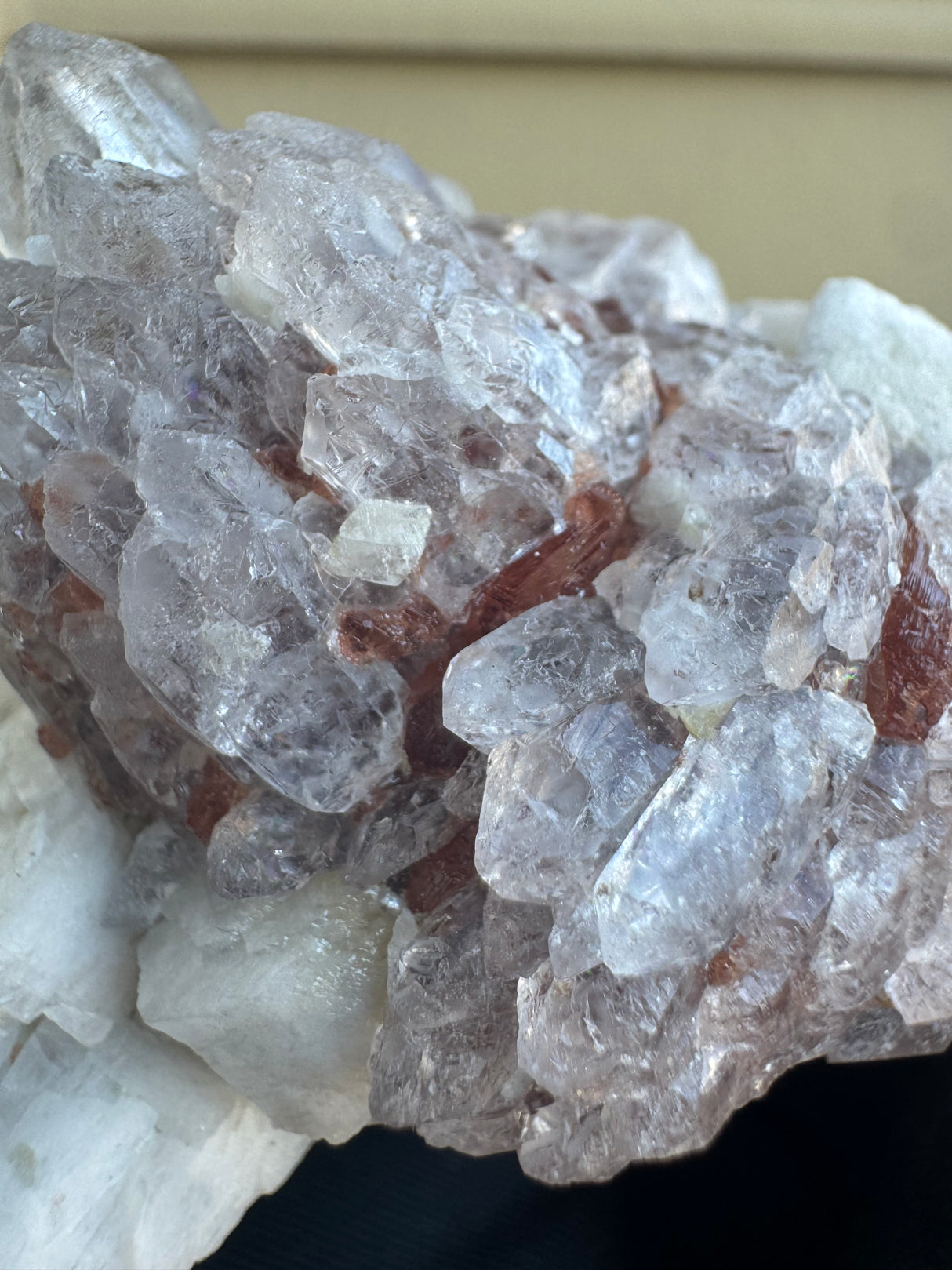 Garnet and Quartz Specimen - 116g