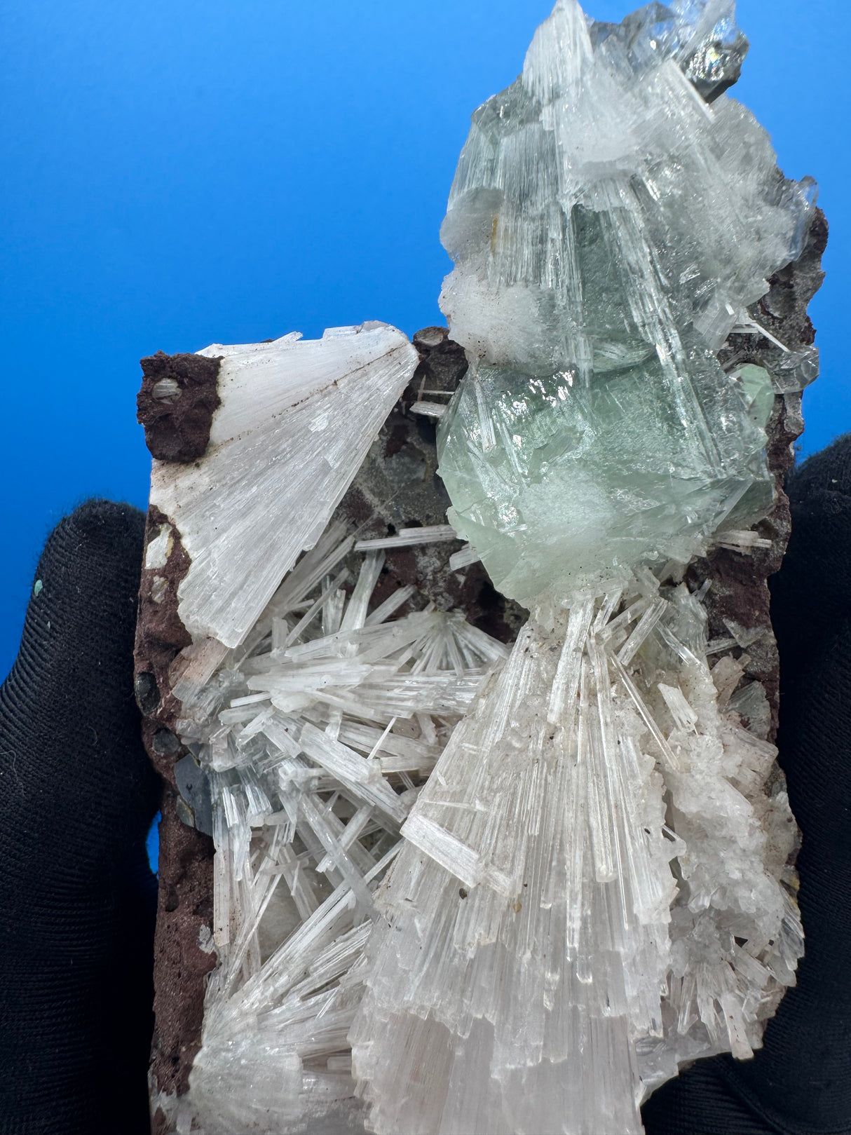 Apophyllite and Scolecite Specimen - 296g