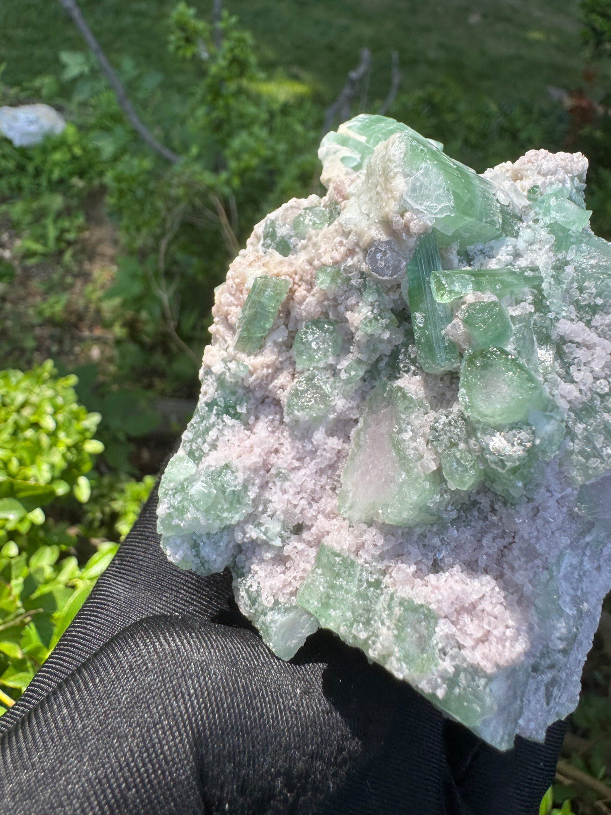 Green Tourmaline Specimen - 400g