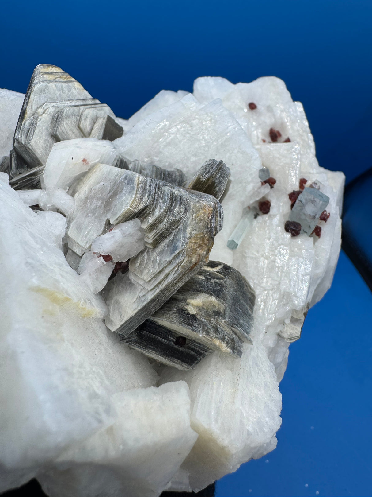 Aquamarine & Feldspar Specimen - 1673g