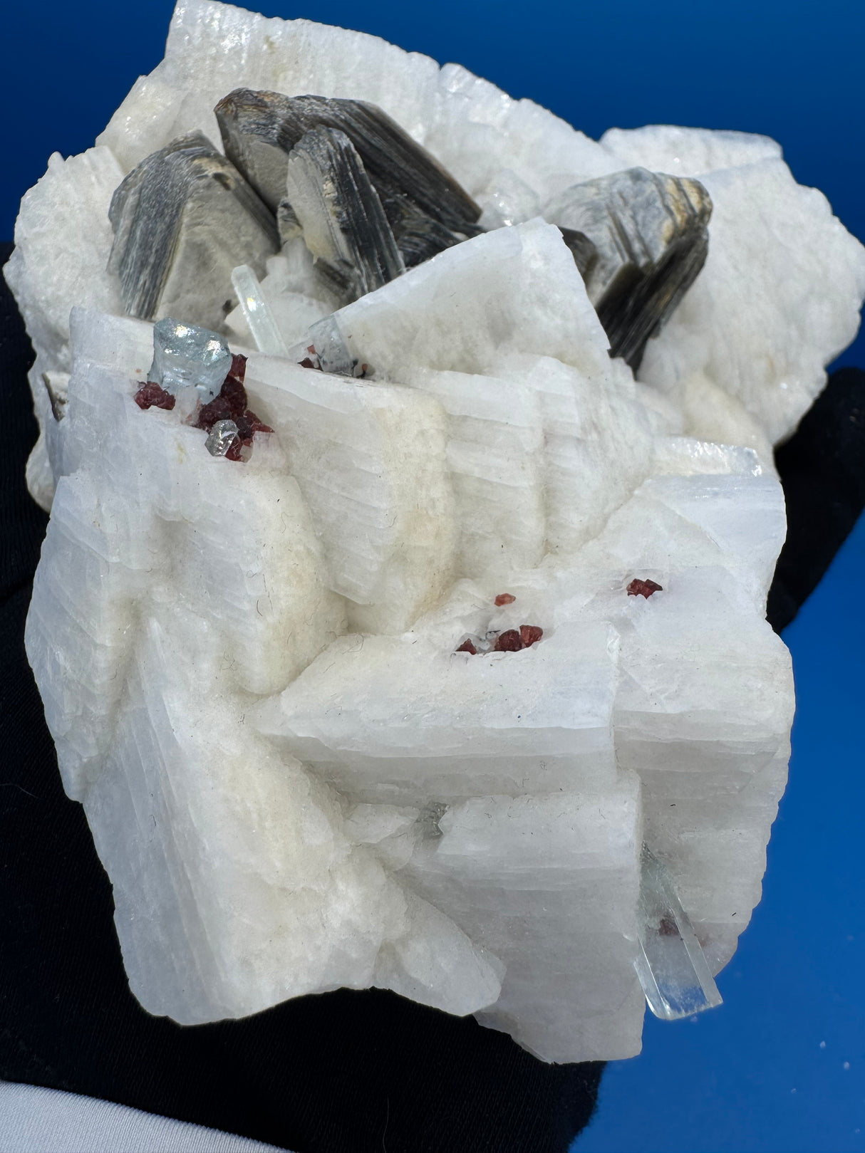 Aquamarine & Feldspar Specimen - 1673g