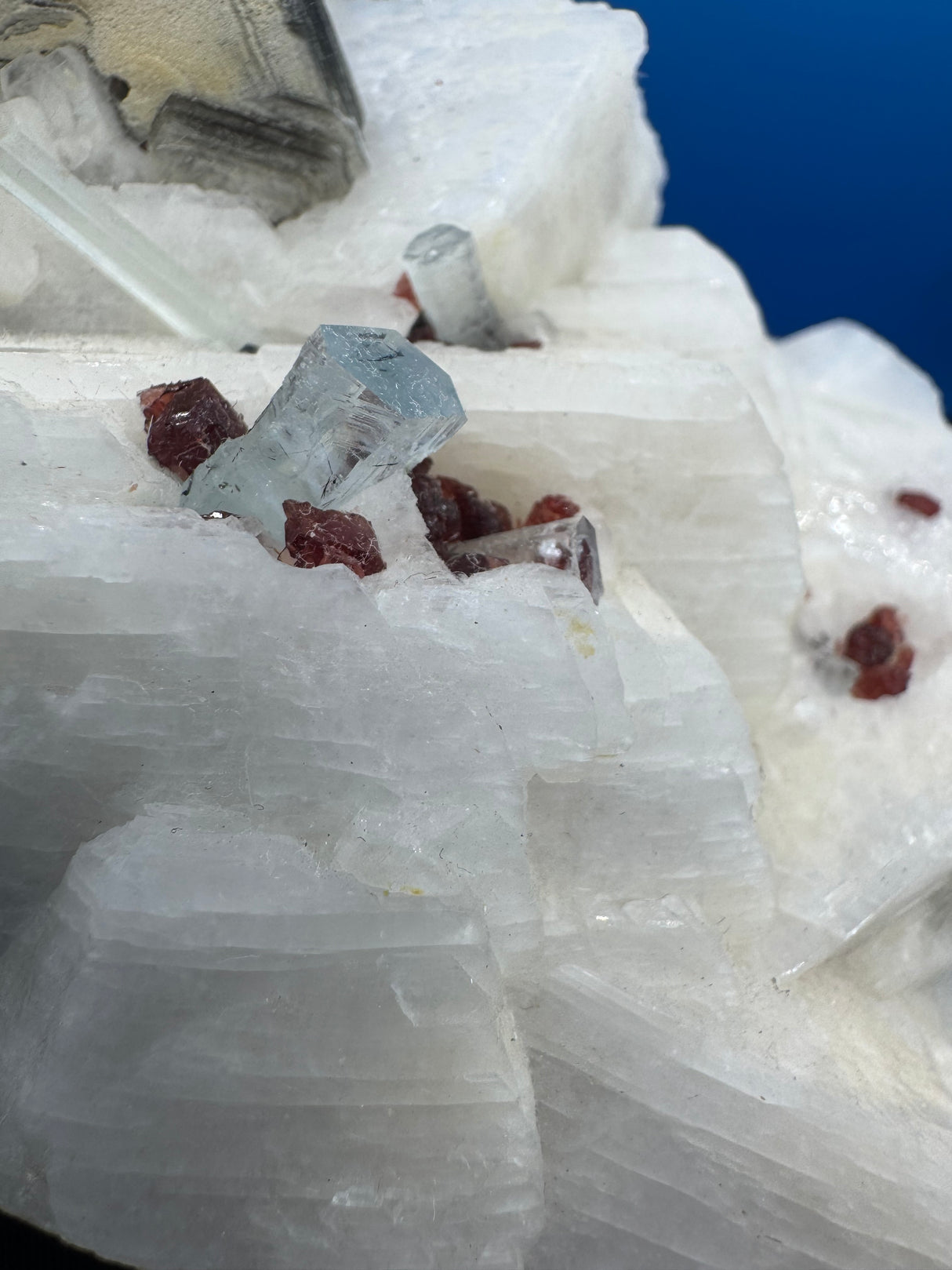 Aquamarine & Feldspar Specimen - 1673g