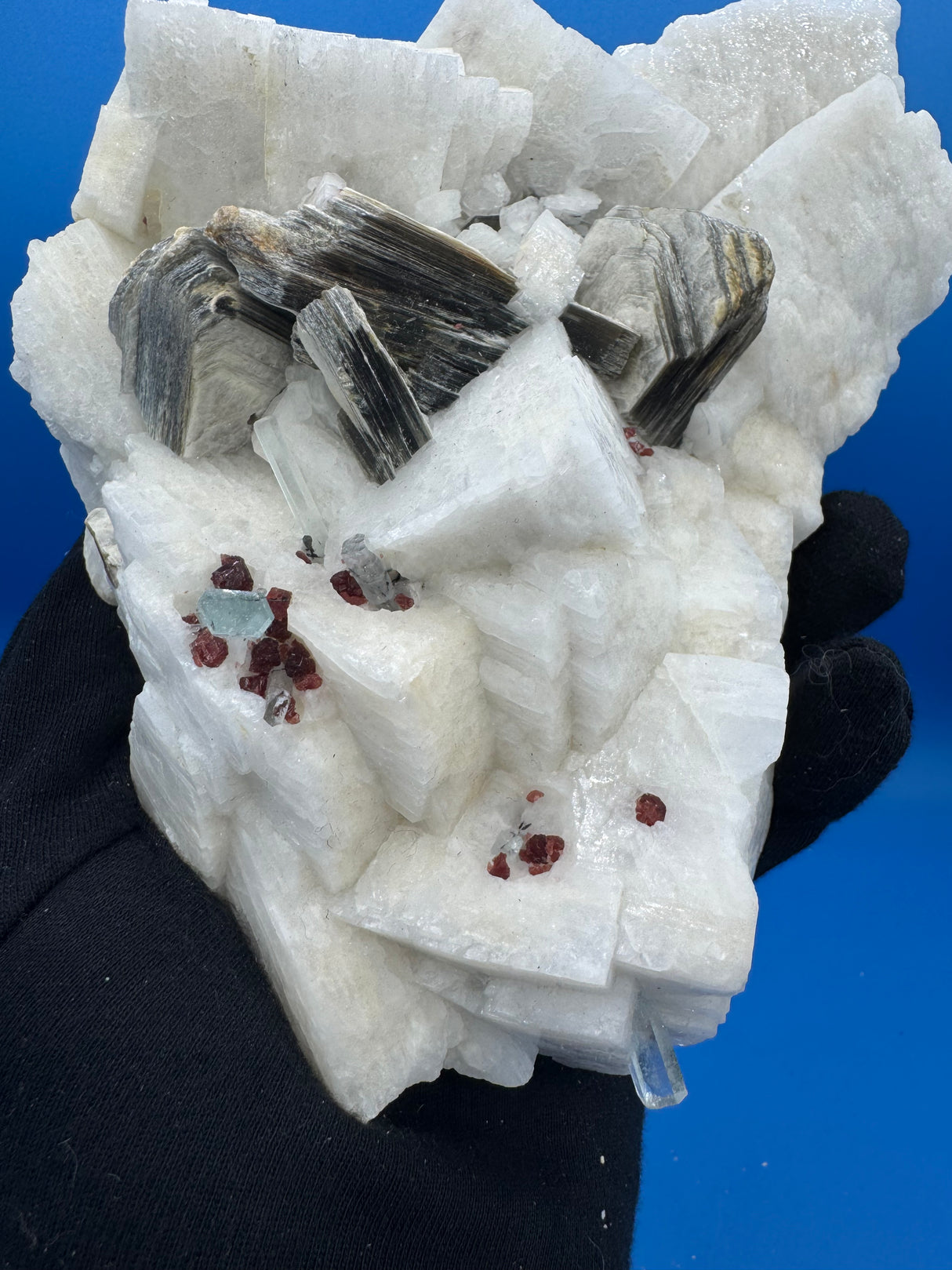 Aquamarine & Feldspar Specimen - 1673g