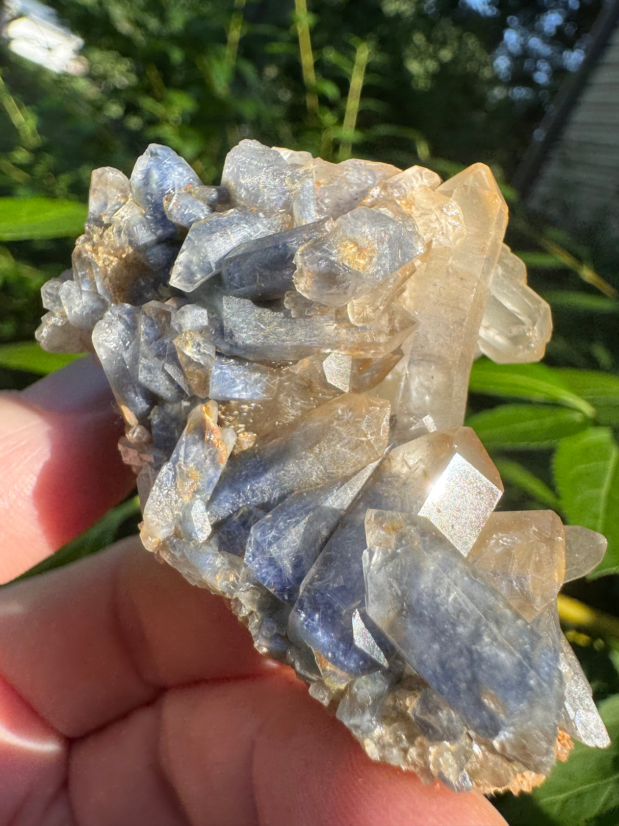 Dumortierite-Included Quartz - 61g