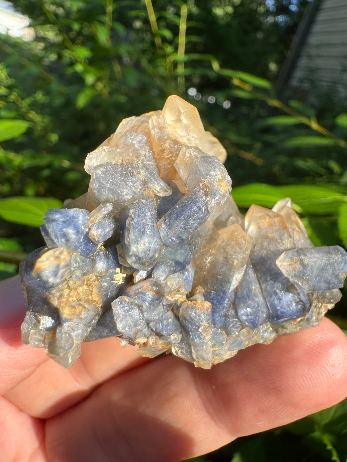 Dumortierite-Included Quartz - 61g