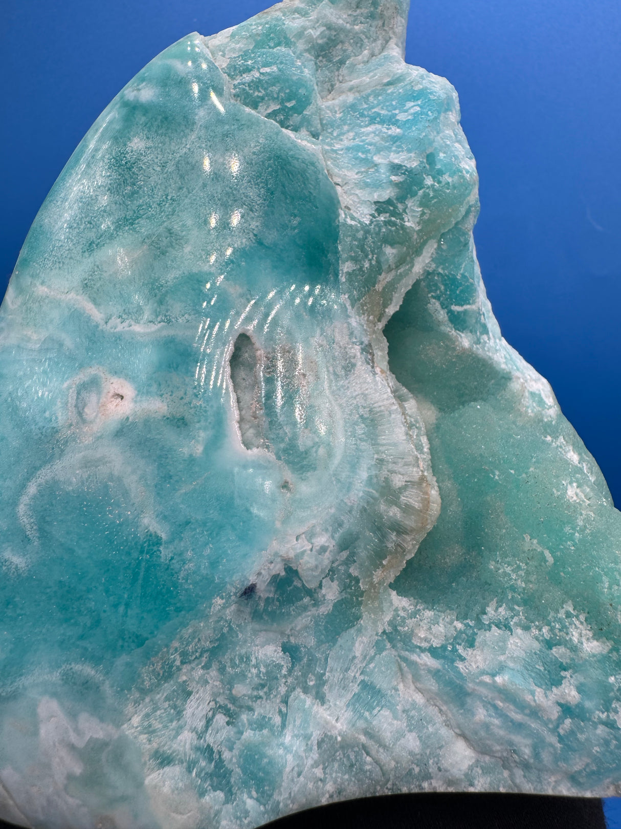 Blue Aragonite Free Form - 865g