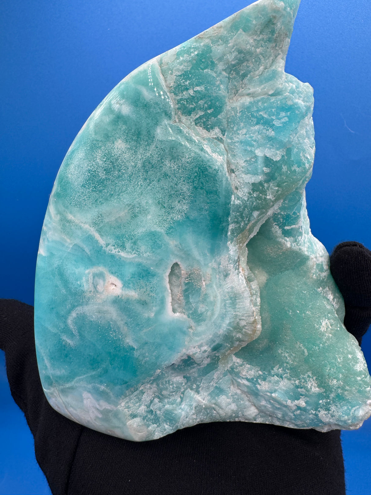 Blue Aragonite Free Form - 865g