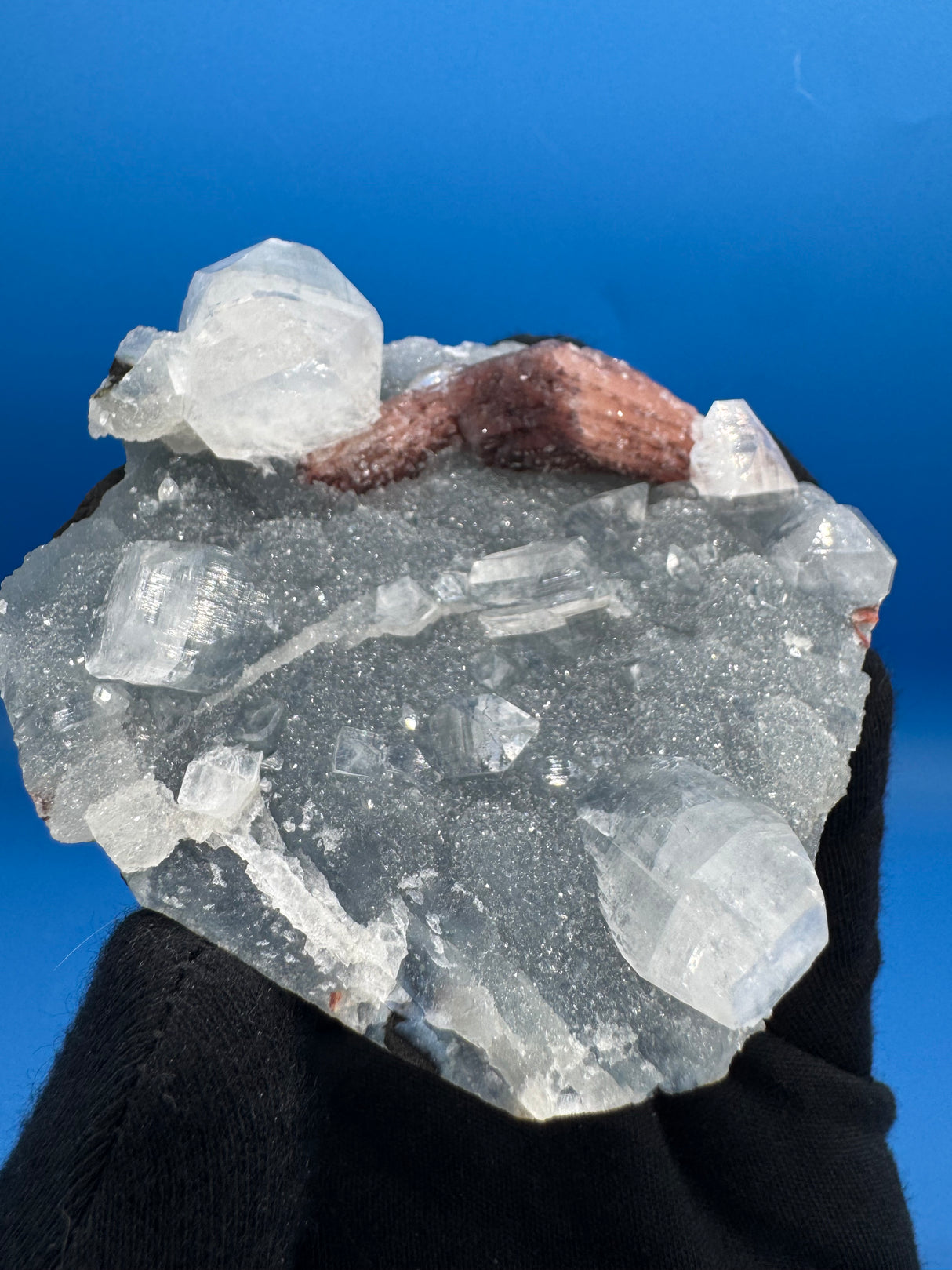 Heulandite on Chalcedony Specimen - 196g