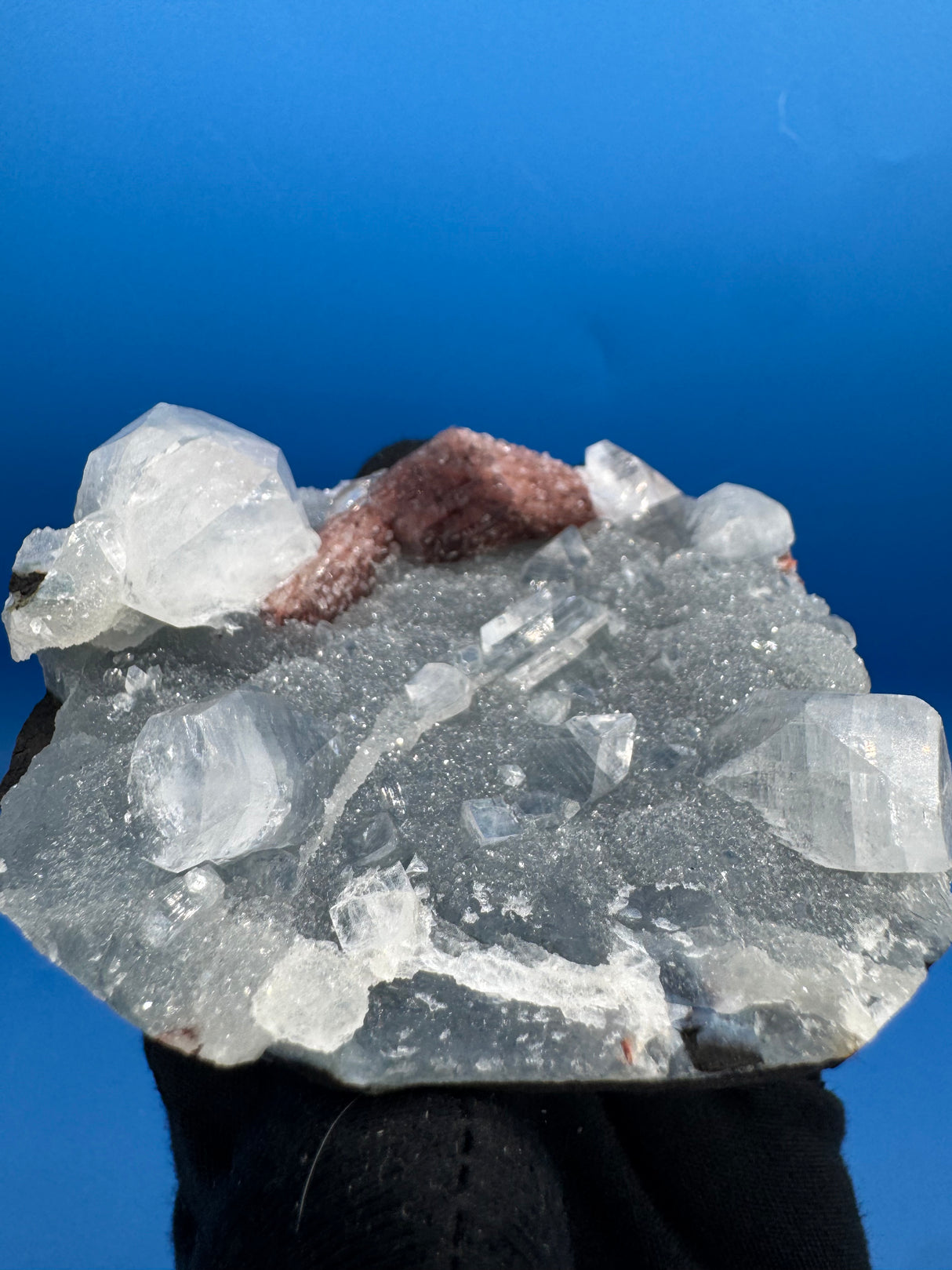 Heulandite on Chalcedony Specimen - 196g