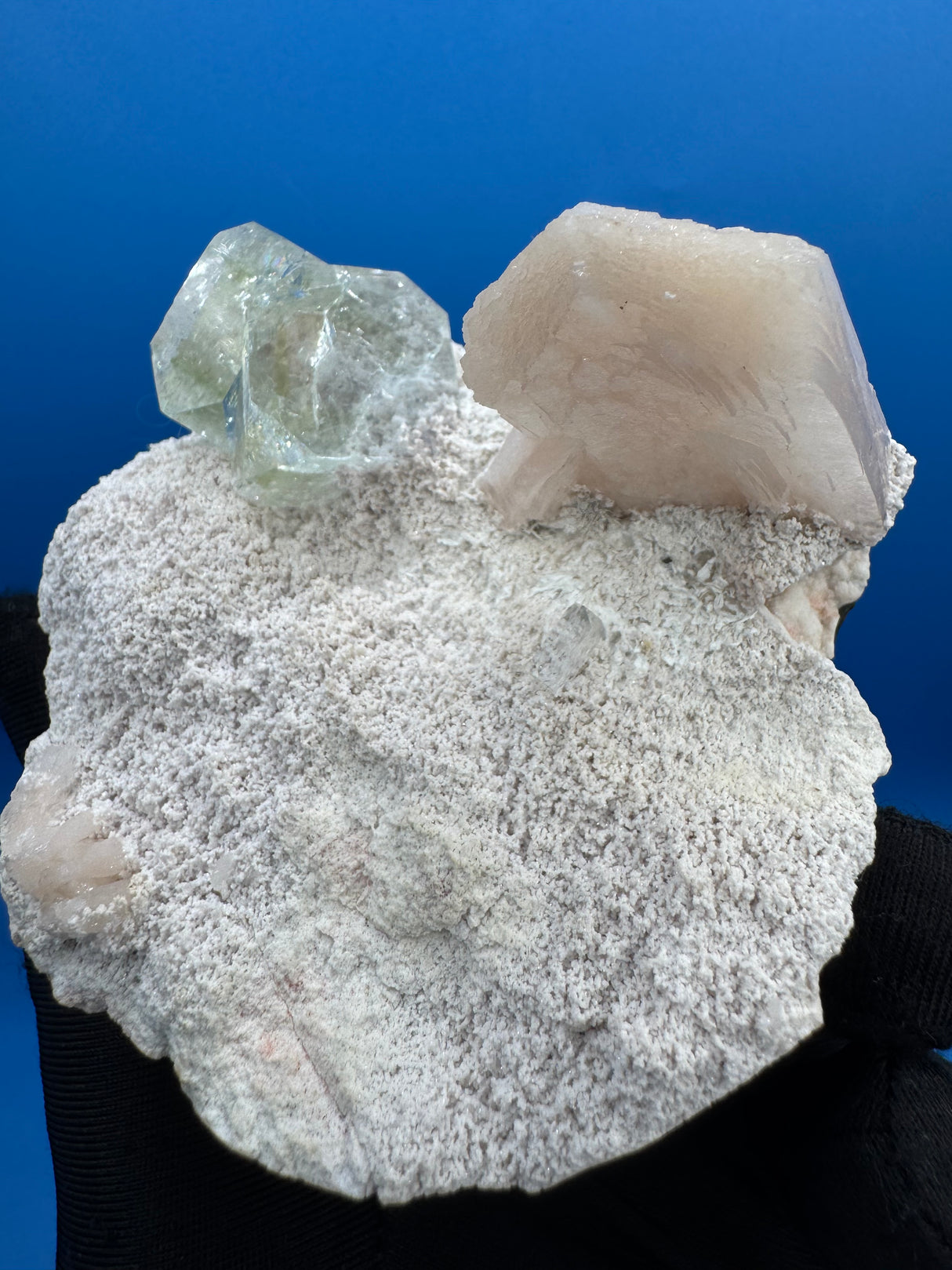Apophyllite and Stilbite Specimen - 220g
