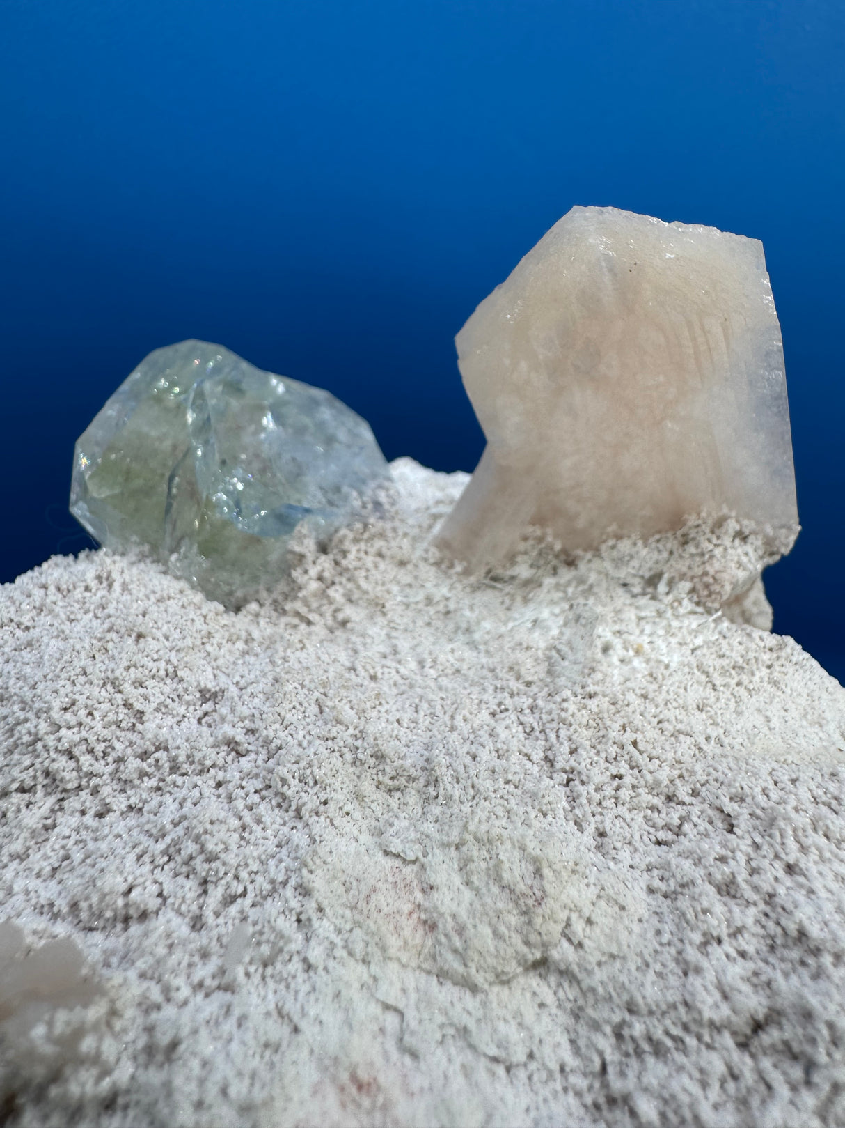 Apophyllite and Stilbite Specimen - 220g