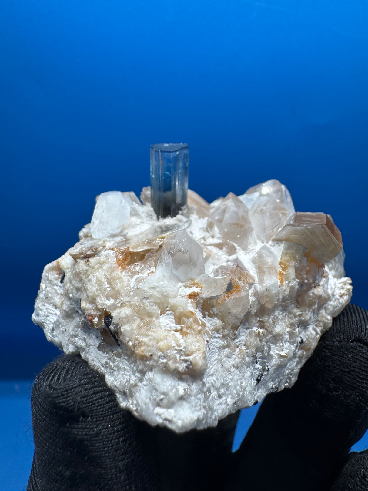 Blue Tourmaline Specimen - 97g
