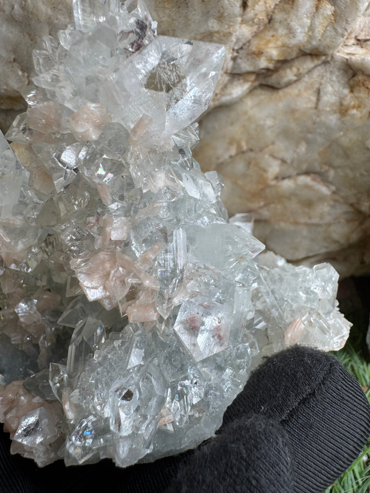 Diamond Apophyllite Specimen - 307g