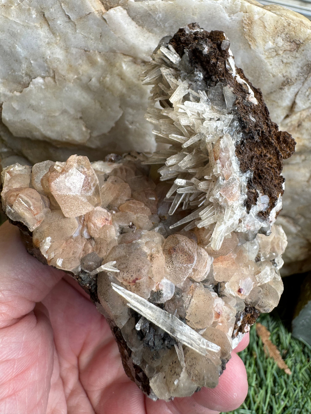 Aragonite & Calcite Specimen - 170g
