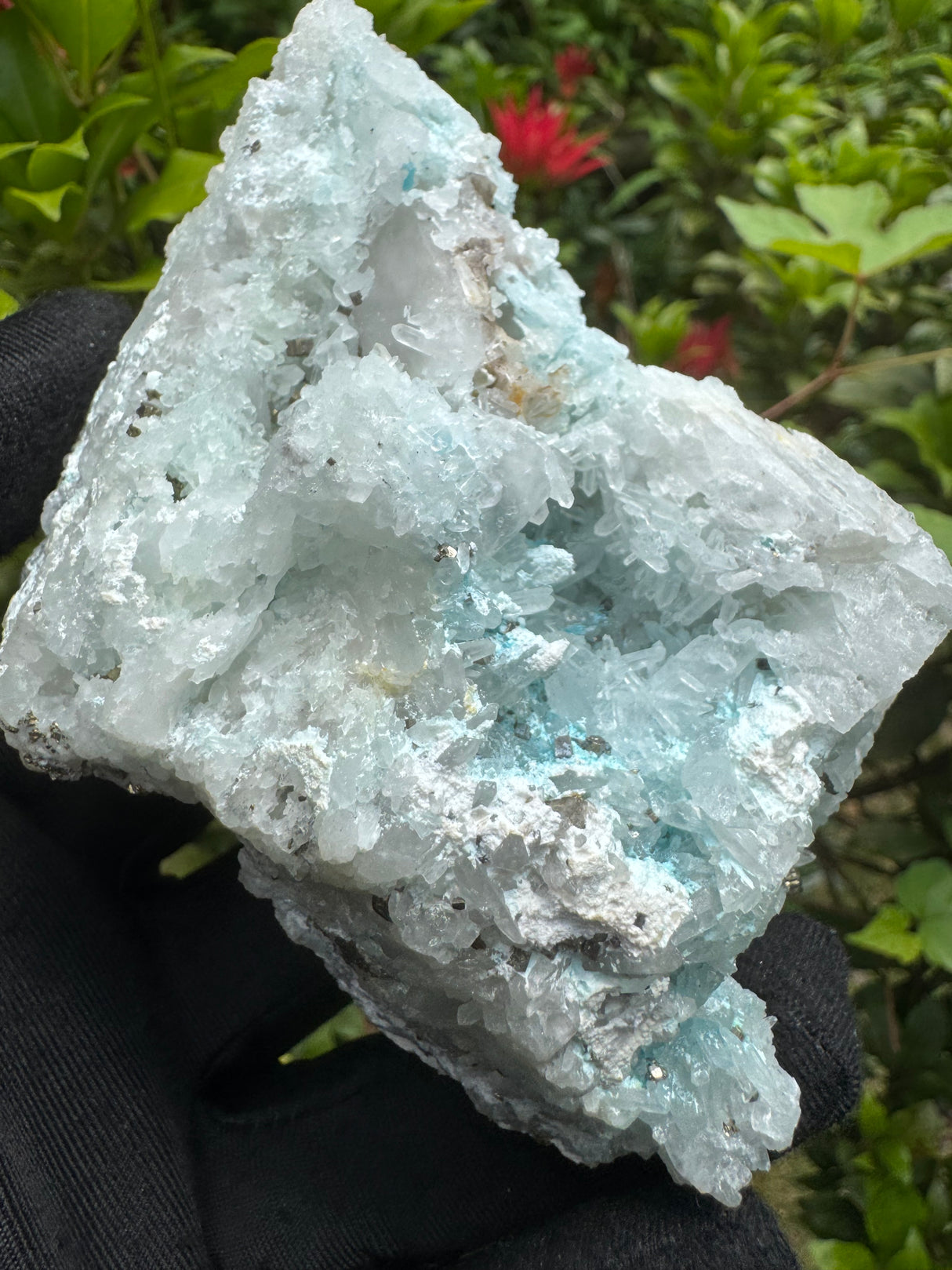 Gibbsite, Quartz and Pyrite Specimen - 309g