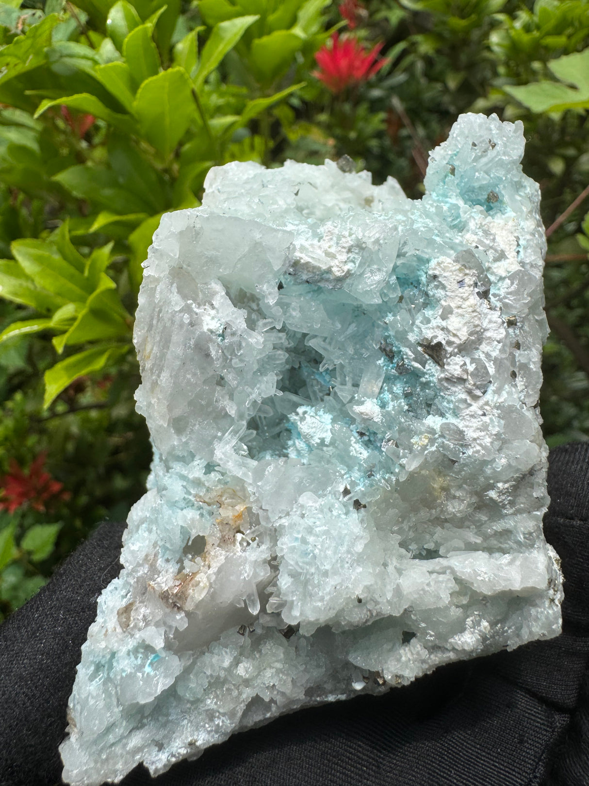 Gibbsite, Quartz and Pyrite Specimen - 309g