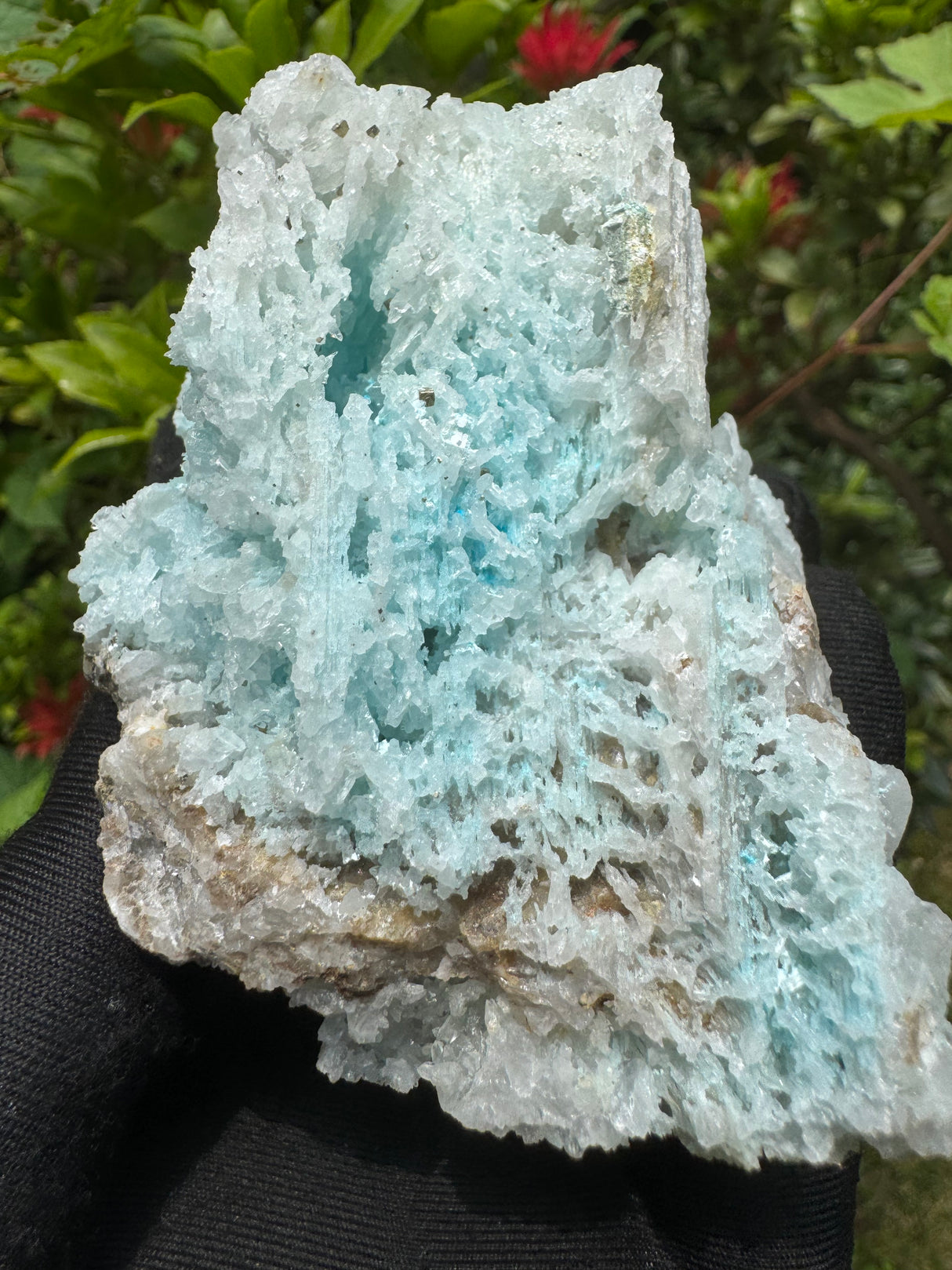 Gibbsite, Quartz and Pyrite Specimen - 309g