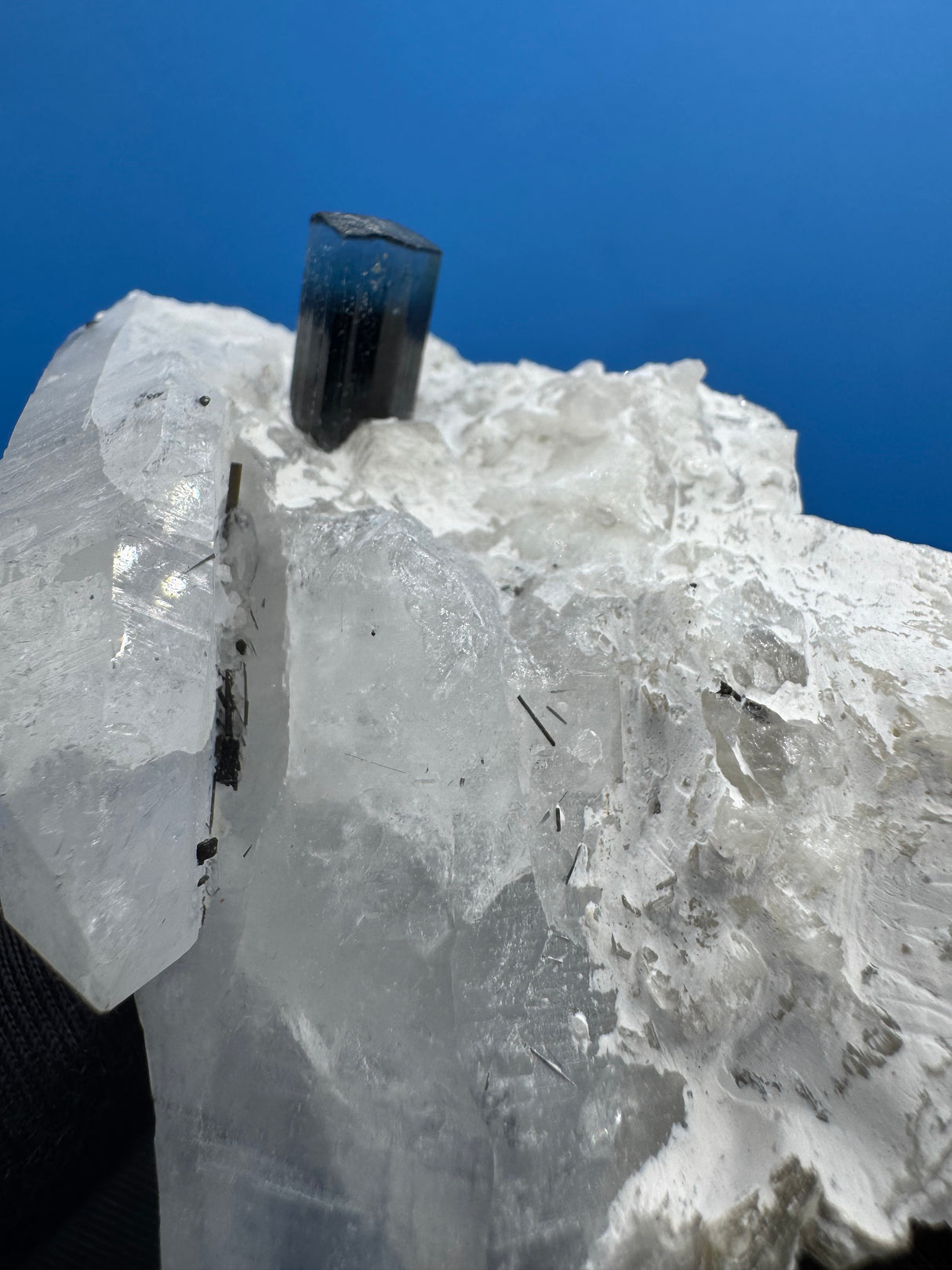 Blue Cap Tourmaline Specimen - 139g