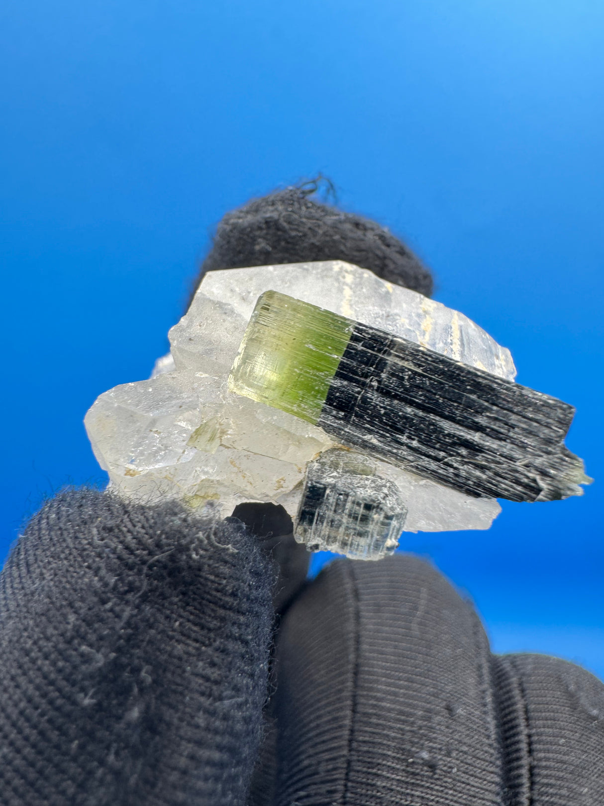 Bi Color Tourmaline Specimen - 6g