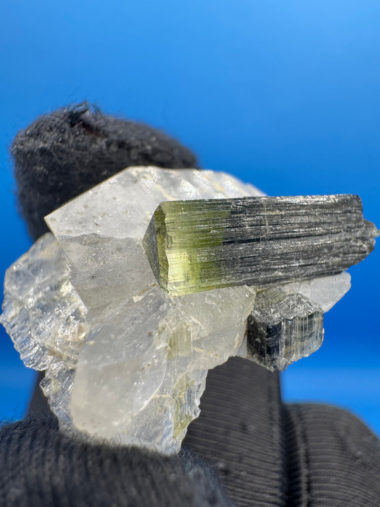 Bi Color Tourmaline Specimen - 6g
