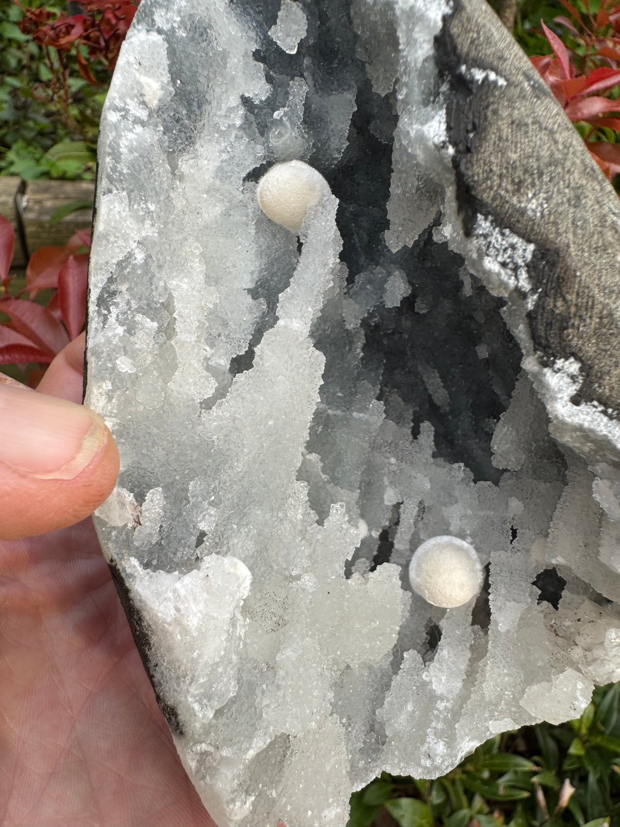 Chalcedony & Okenite Specimen - 587g