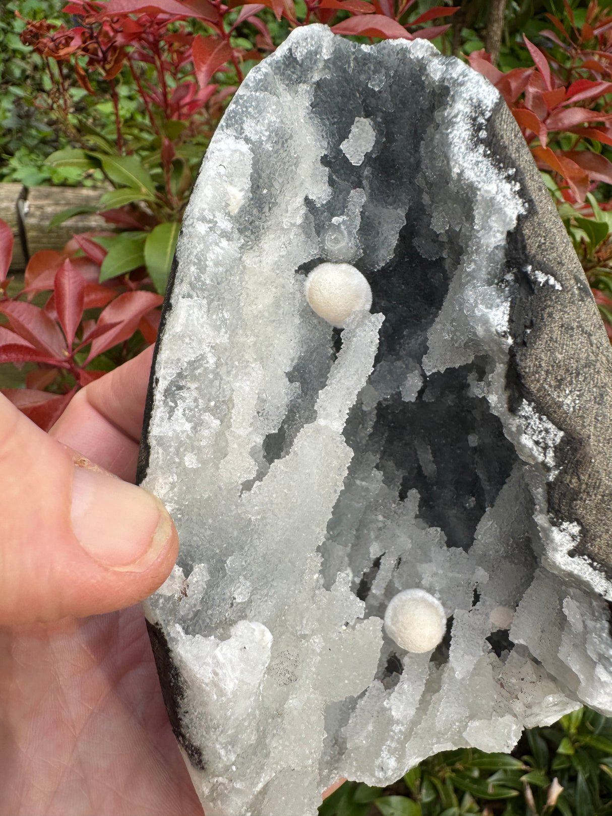 Chalcedony & Okenite Specimen - 587g