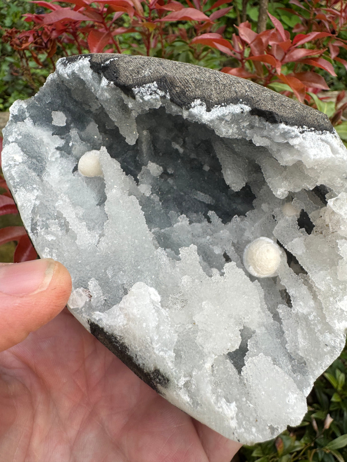 Chalcedony & Okenite Specimen - 587g