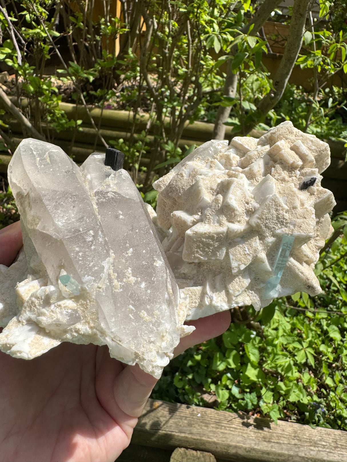 Aquamarine & Tourmaline Specimen - 3322g