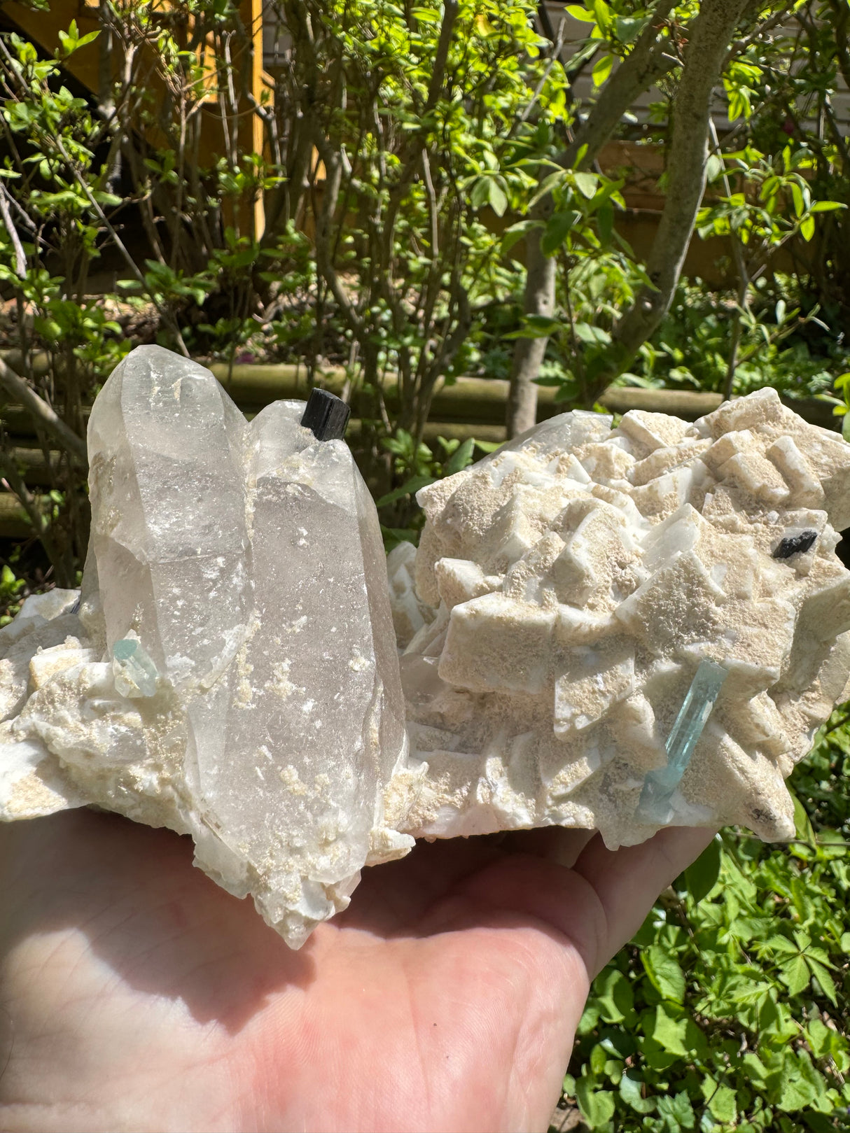 Aquamarine & Tourmaline Specimen - 3322g