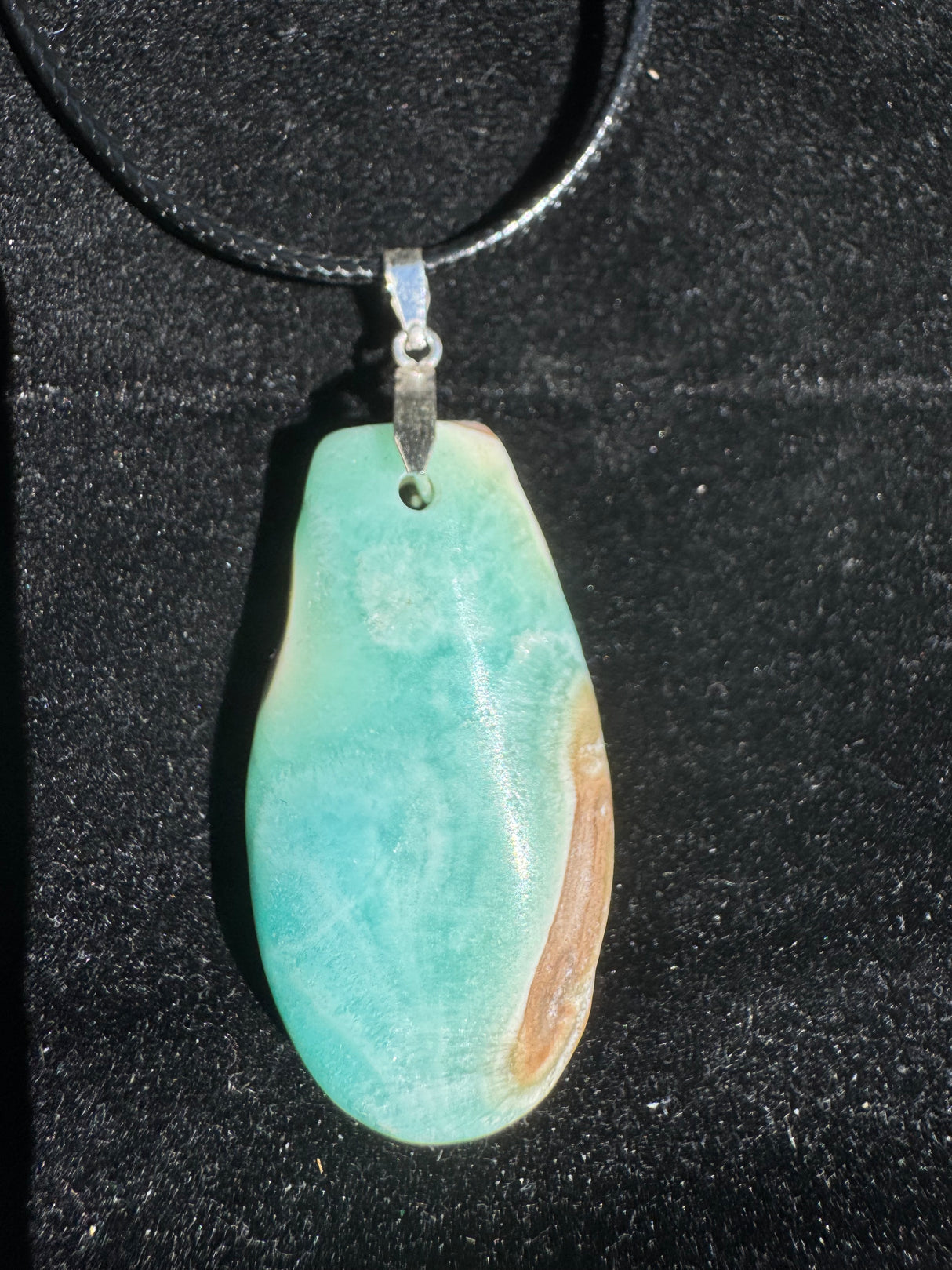 Blue Aragonite Necklace – 15g