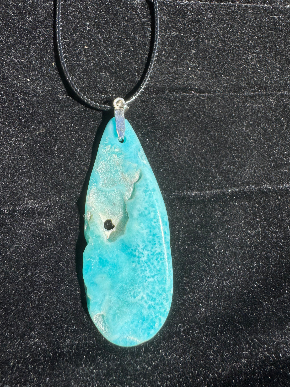 Blue Aragonite Necklace – 12g