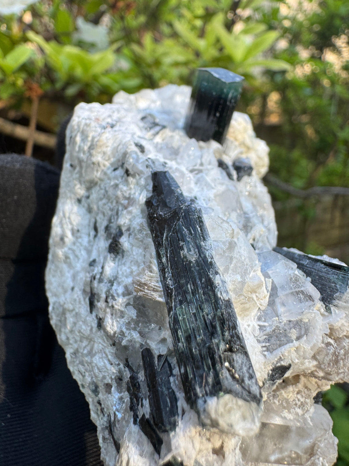 Blue Cap Tourmaline Specimen - 341g