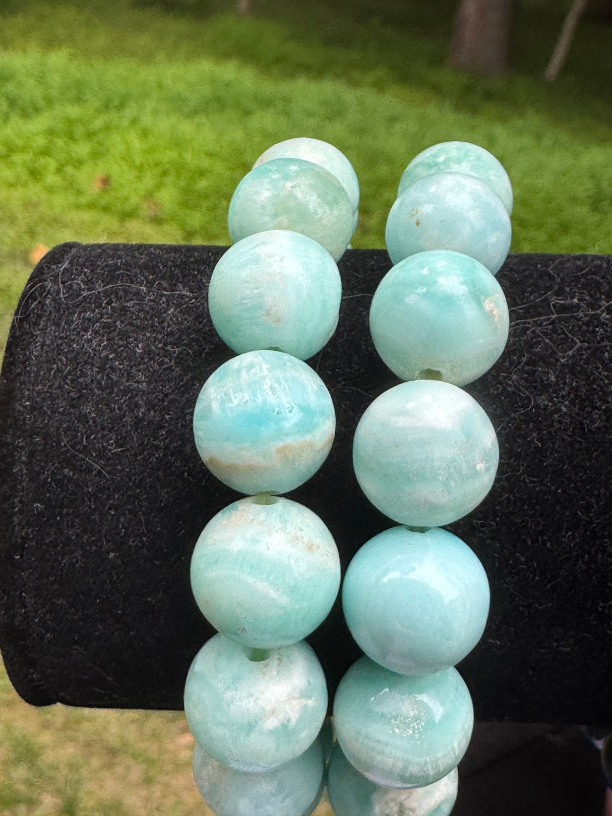 Blue Aragonite Bracelet – 35g
