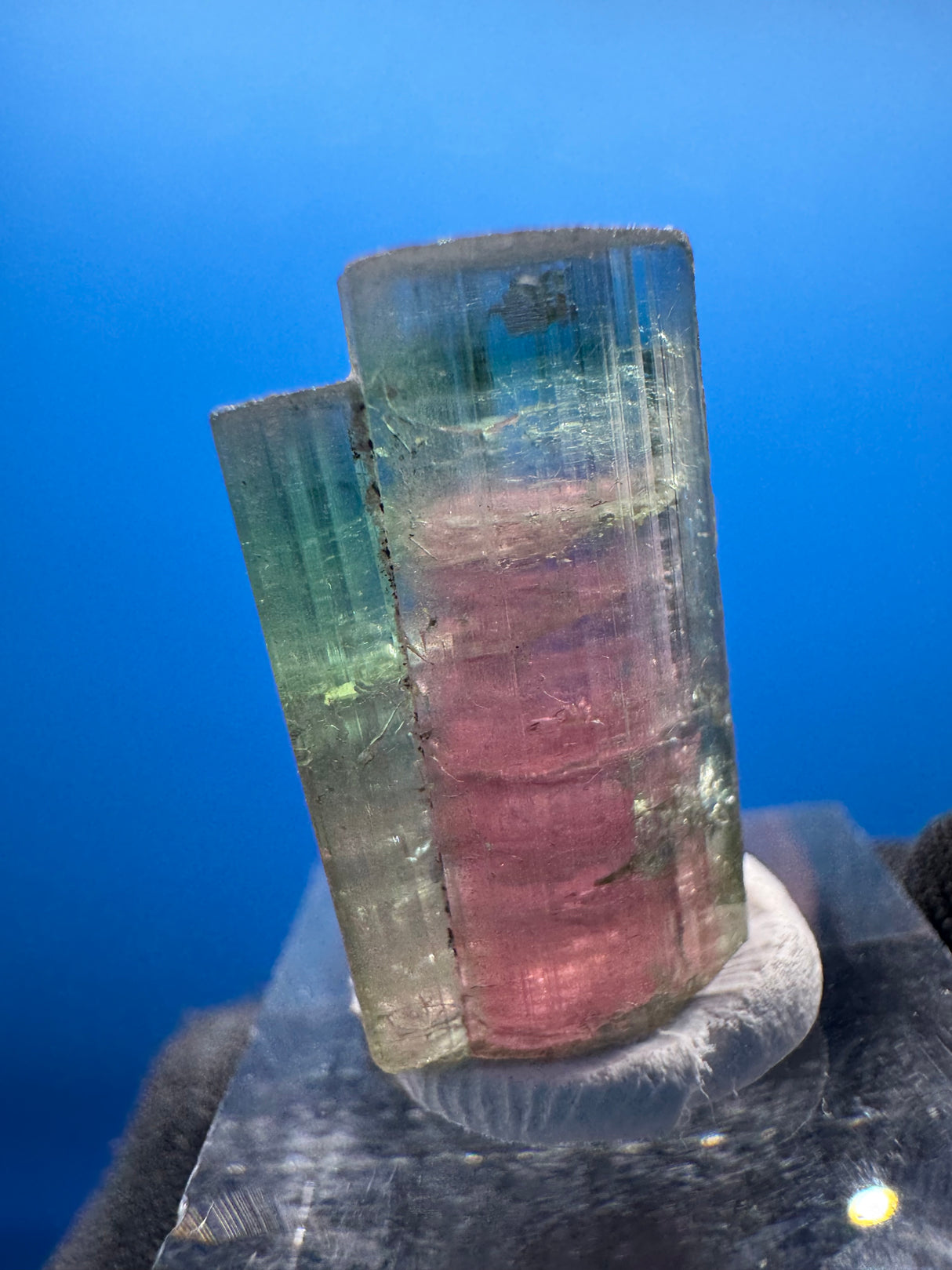Watermelon Tourmaline Crystal - 4g
