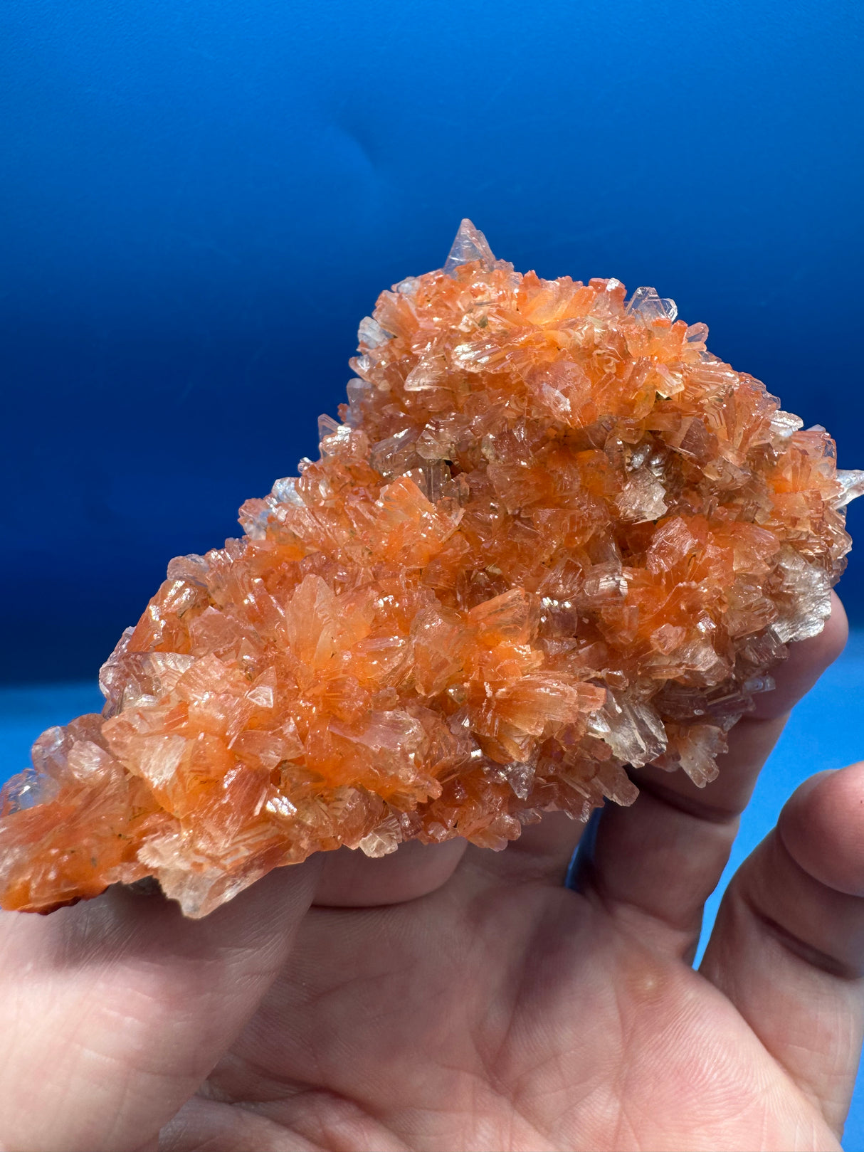 Red Heulandite with Stilbite – 55g