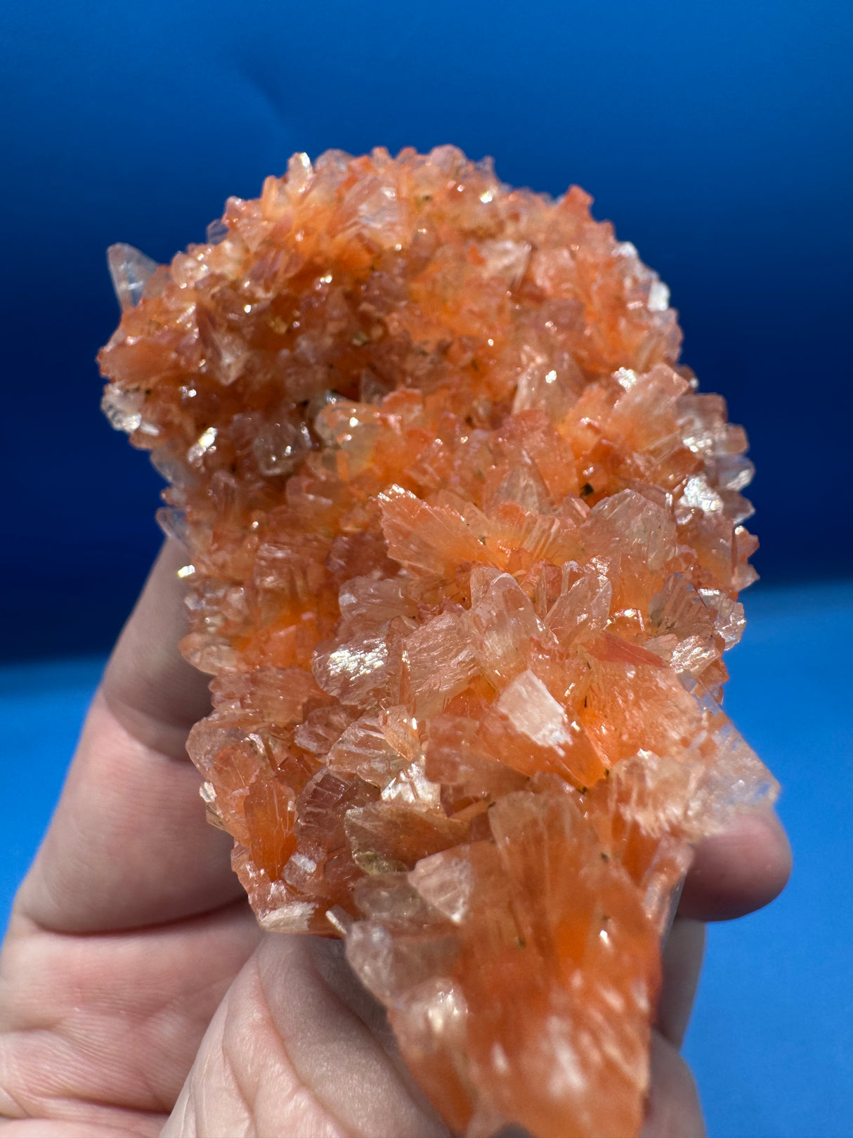 Red Heulandite with Stilbite – 55g