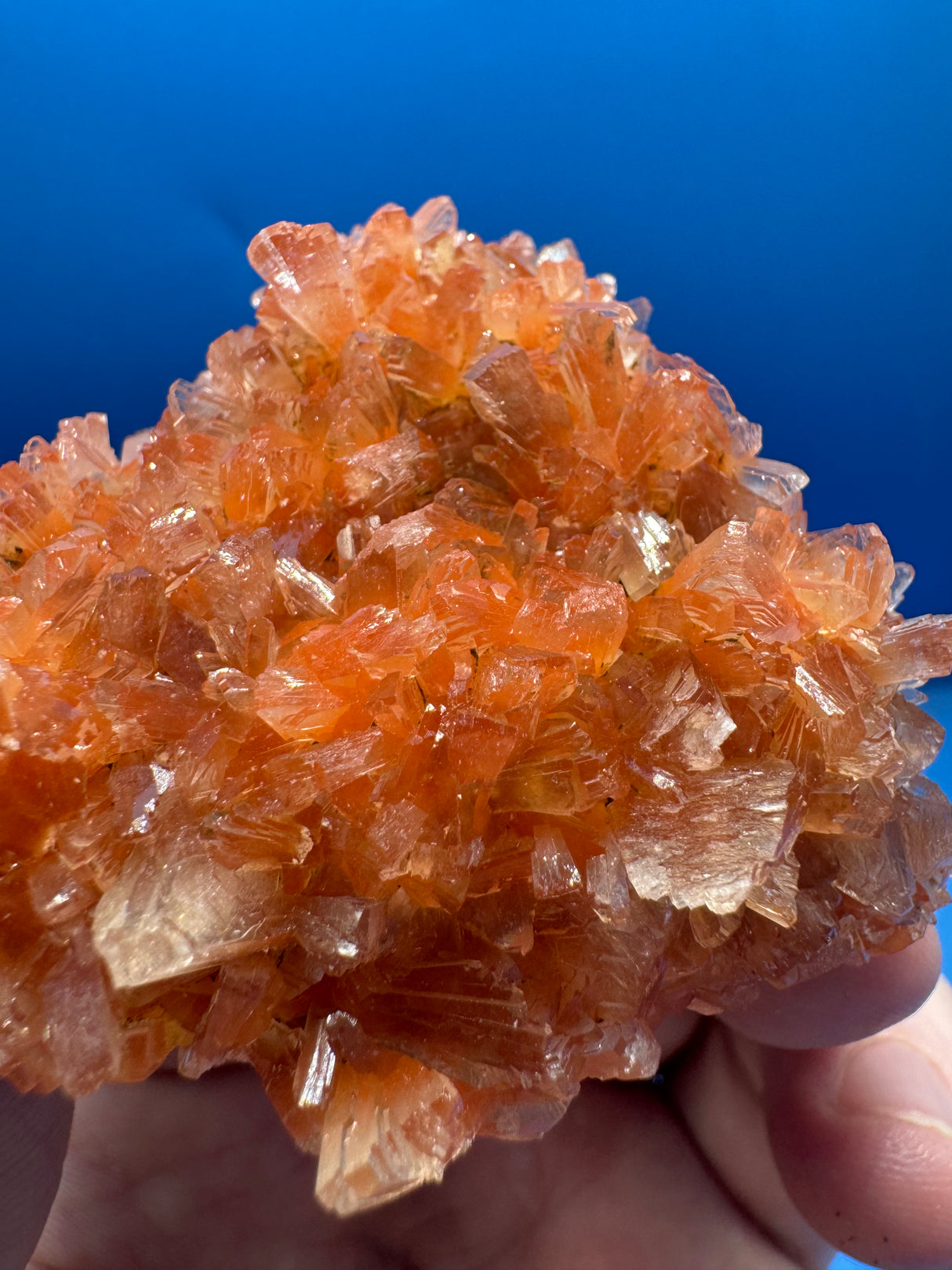 Red Heulandite with Stilbite – 55g