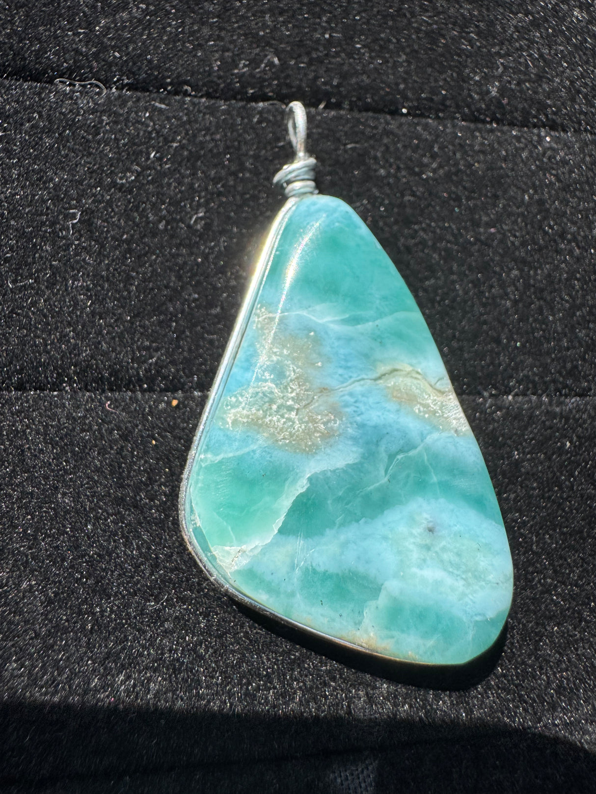 Larimar Silver Pendant - 20g