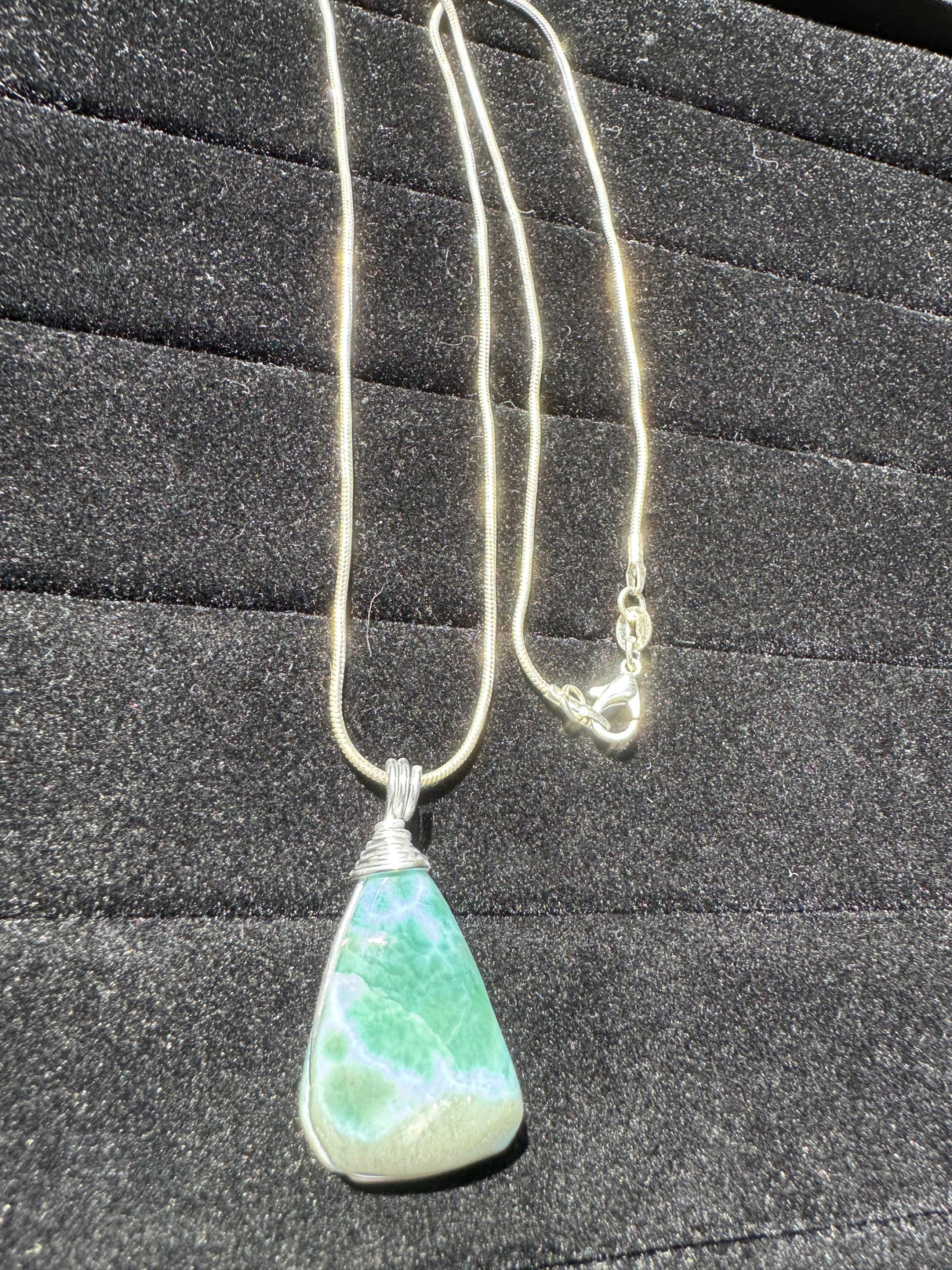 Larimar Silver Pendant - 20g