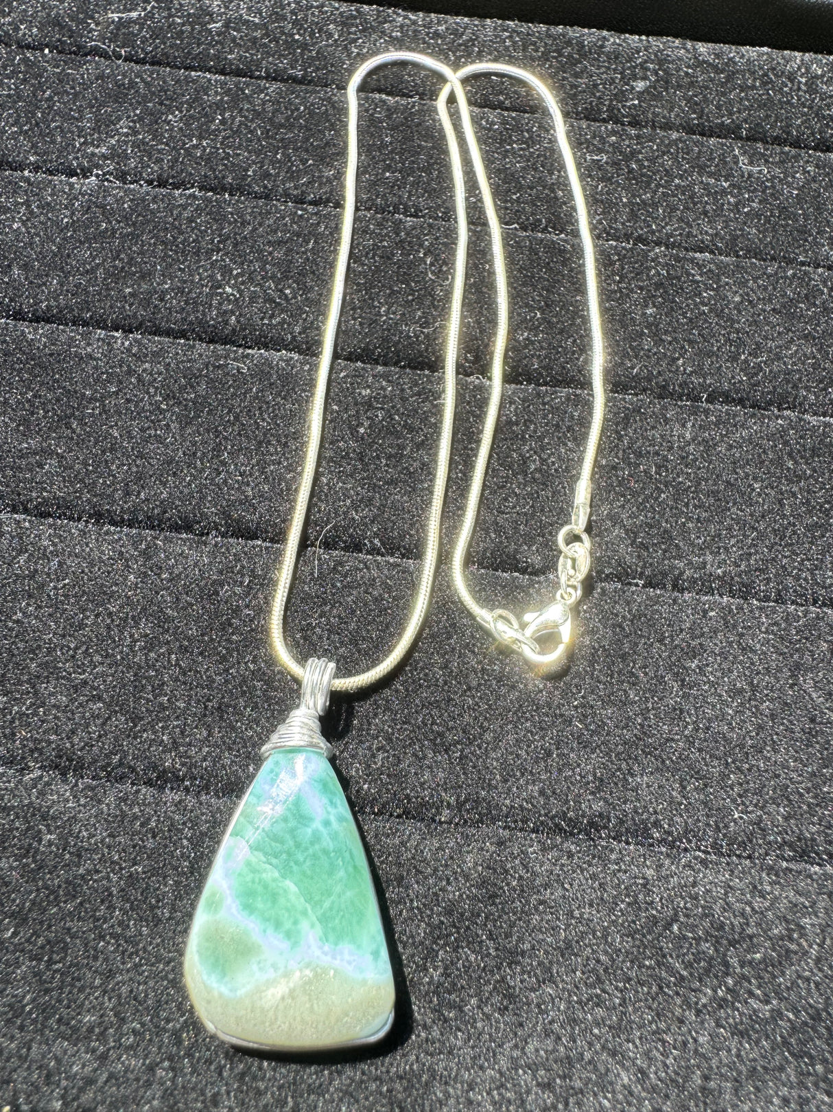 Larimar Silver Pendant - 20g