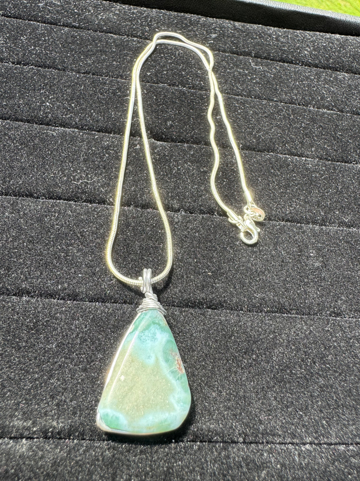 Larimar Silver Pendant - 20g