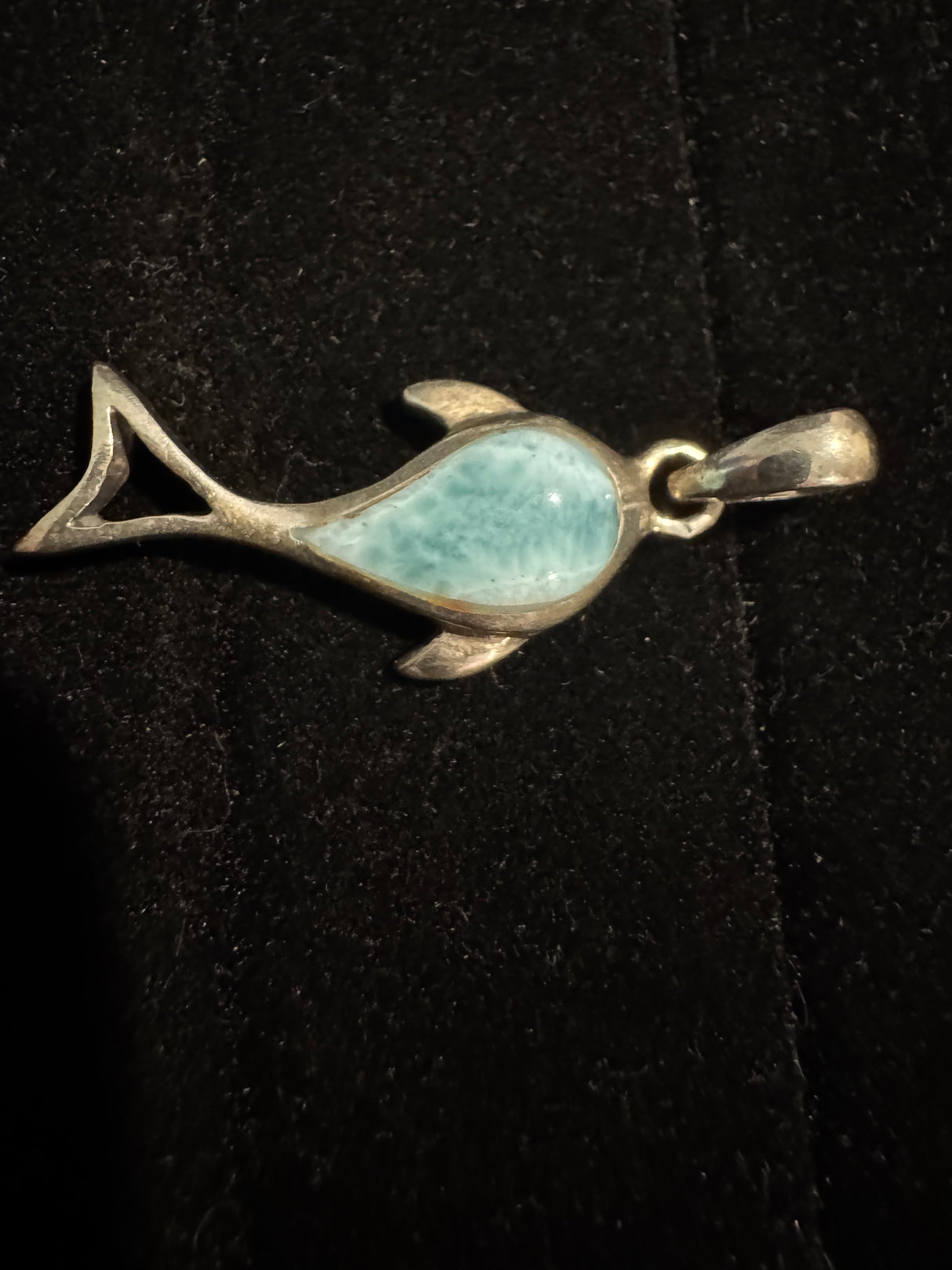 Larimar Silver Pendant - 17g
