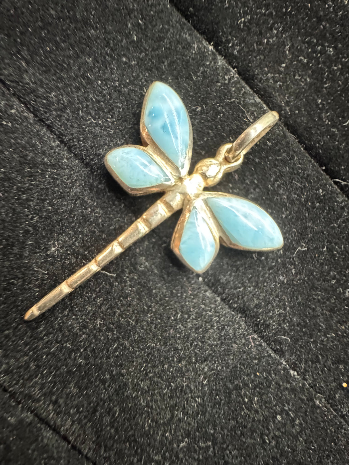Larimar Silver Pendant - 18g