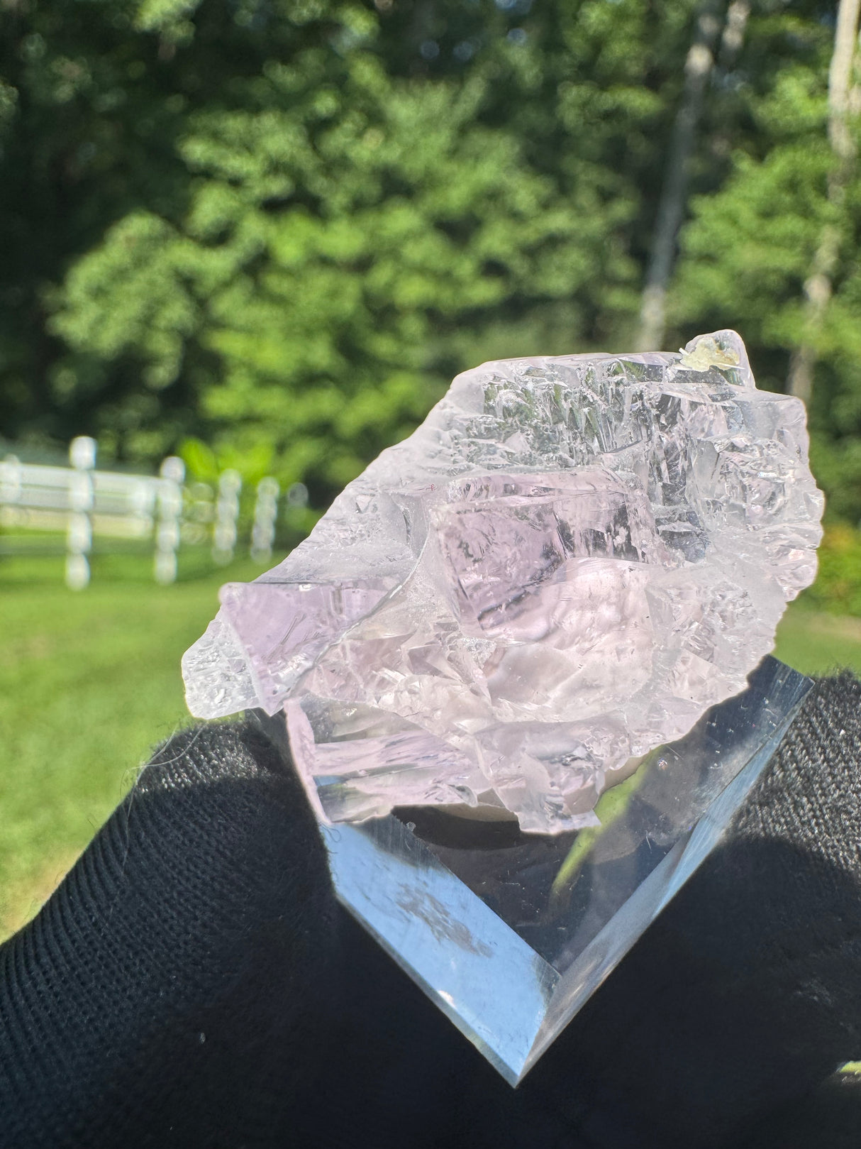 Kunzite Crystal with Stand - 16g